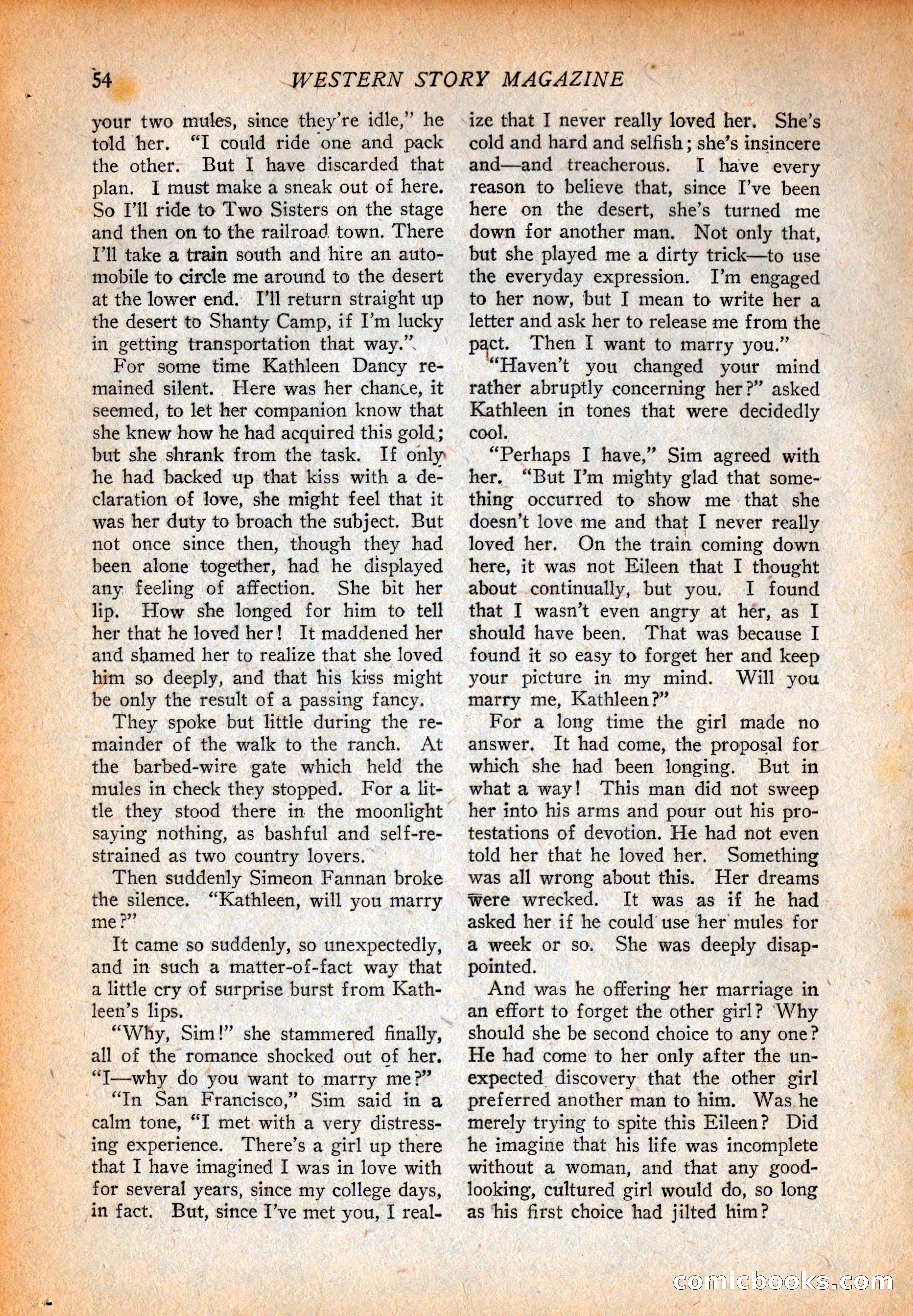 Western Story Magazine, October 2, 1926 — page 56 of 172