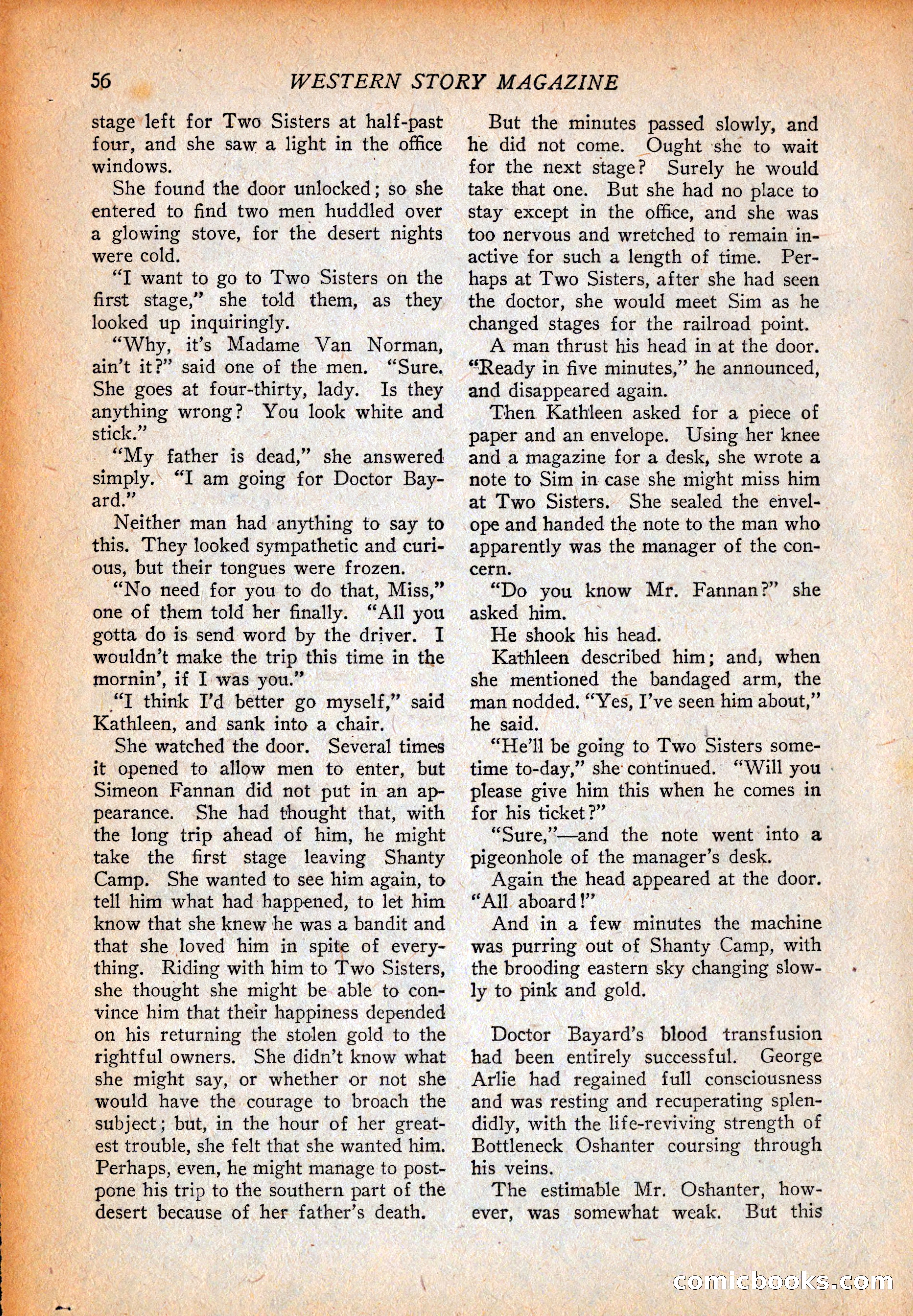 Western Story Magazine, October 2, 1926 — page 58 of 172