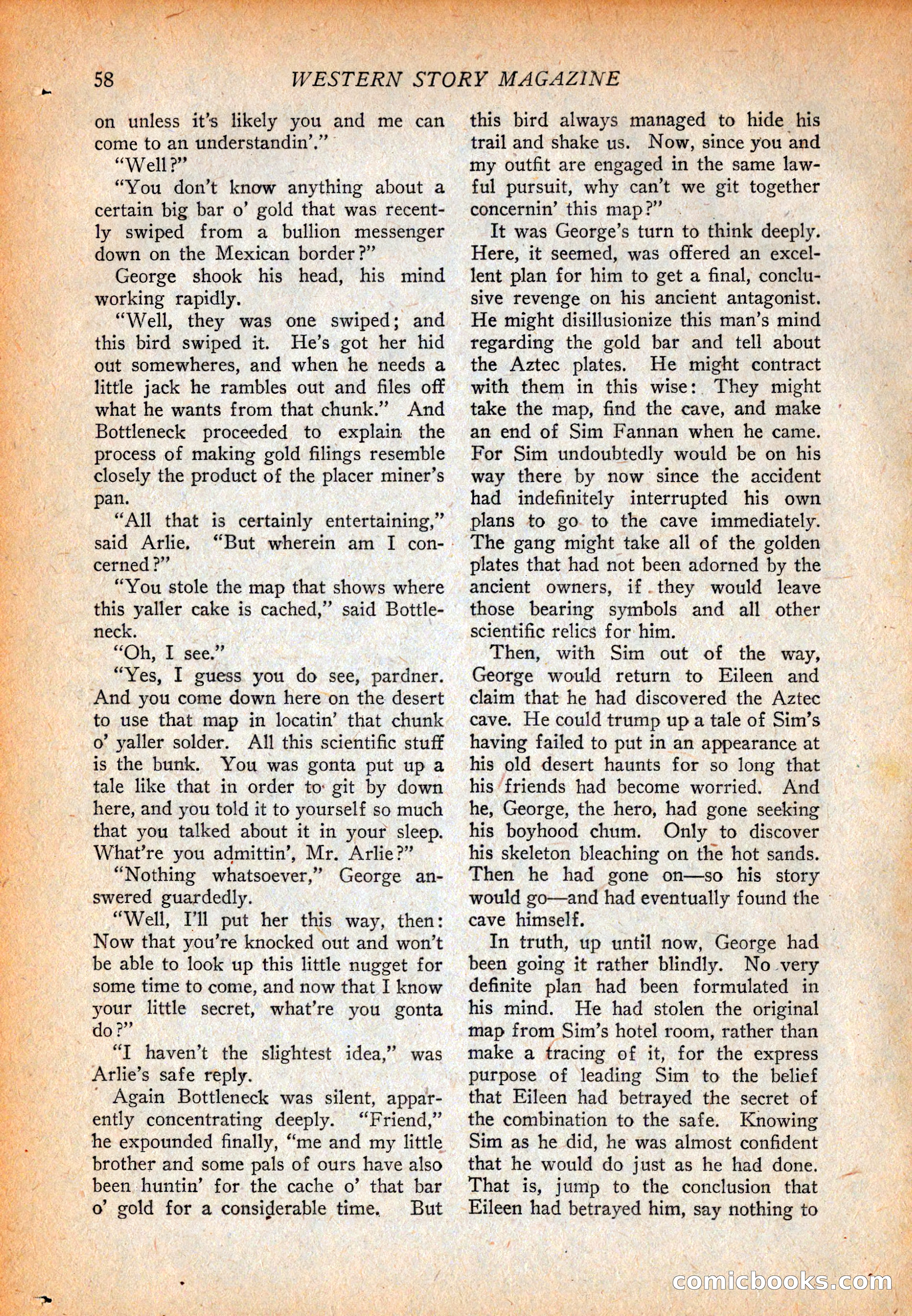 Western Story Magazine, October 2, 1926 — page 60 of 172