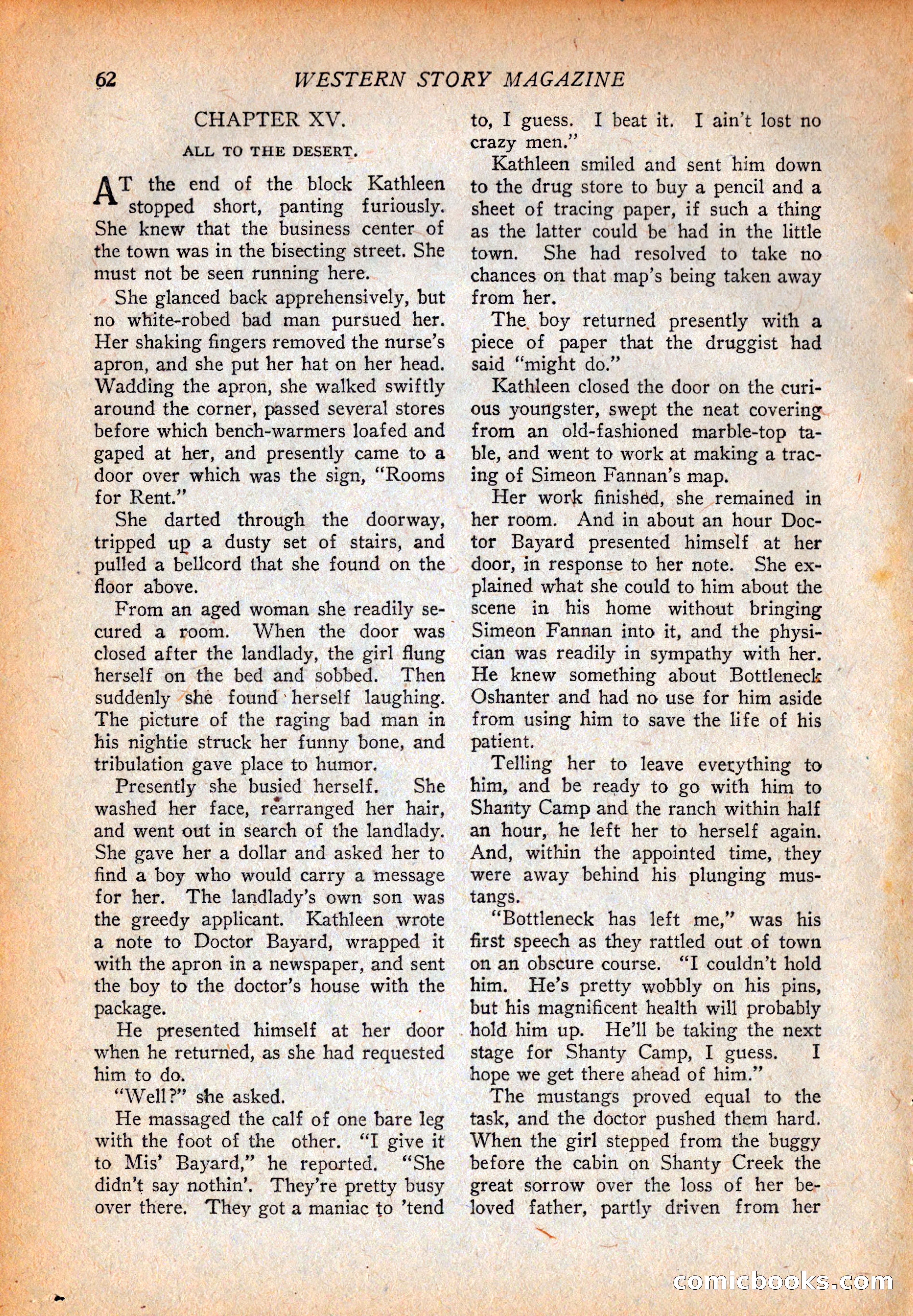 Western Story Magazine, October 2, 1926 — page 64 of 172