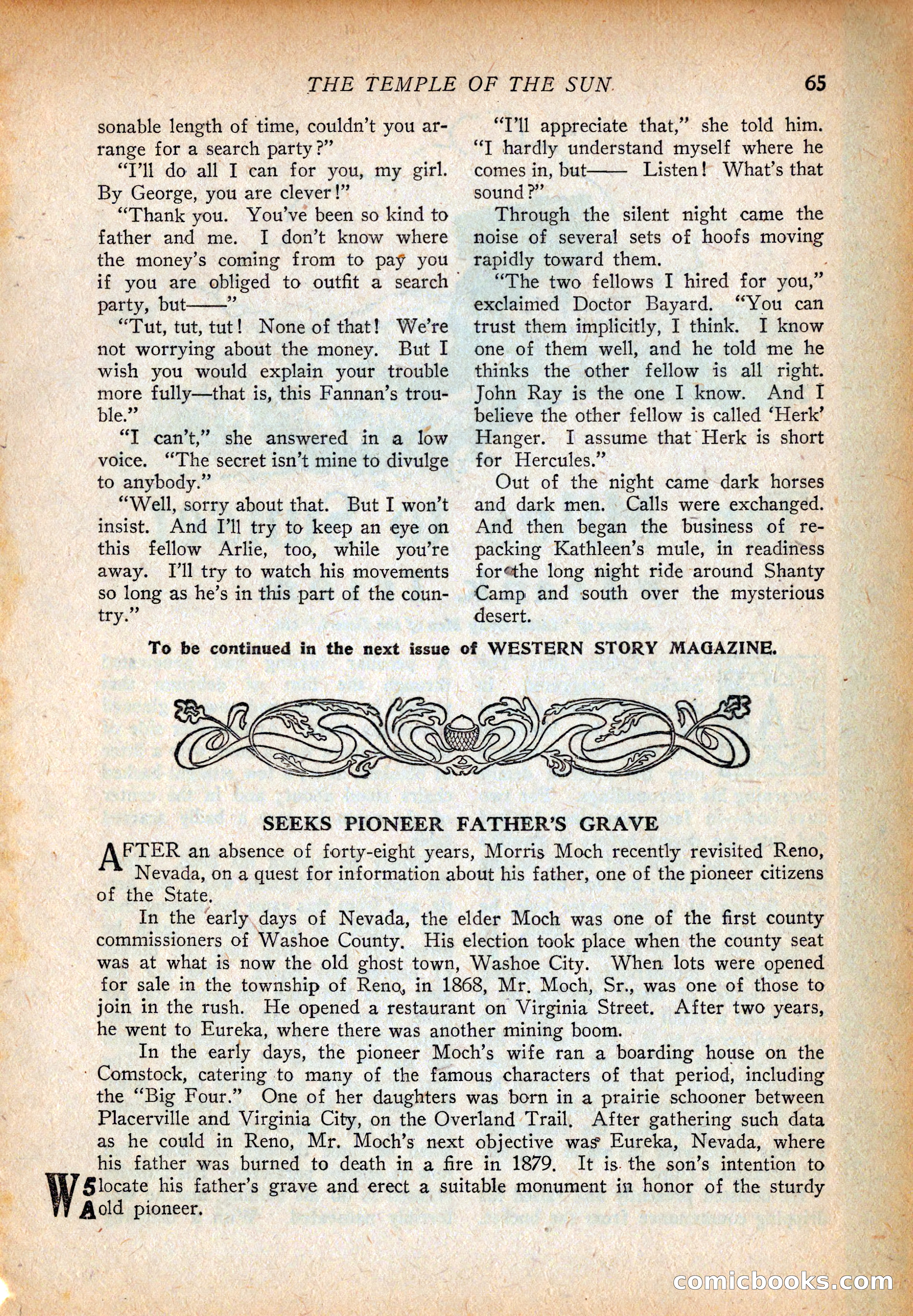 Western Story Magazine, October 2, 1926 — page 67 of 172