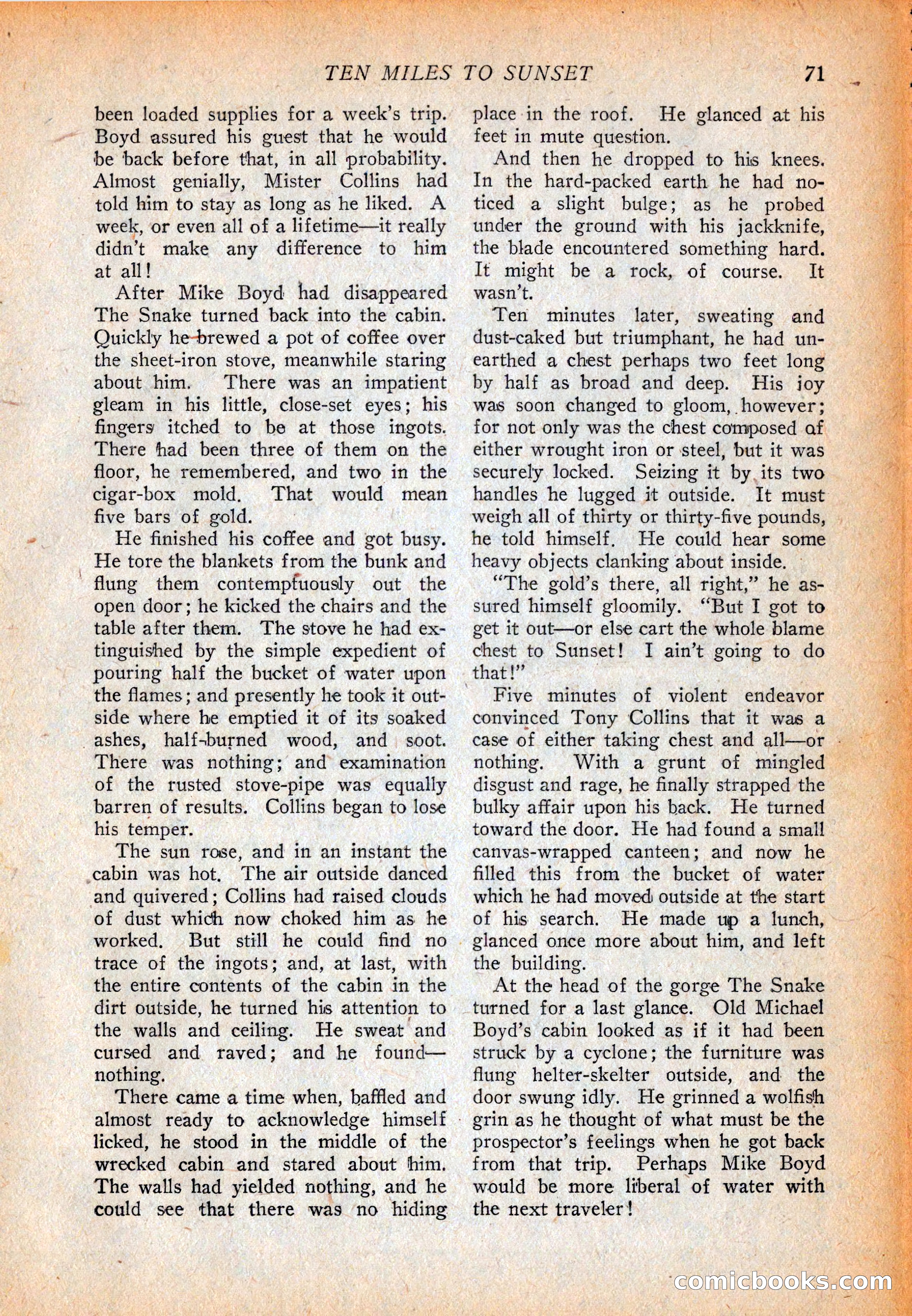 Western Story Magazine, October 2, 1926 — page 73 of 172