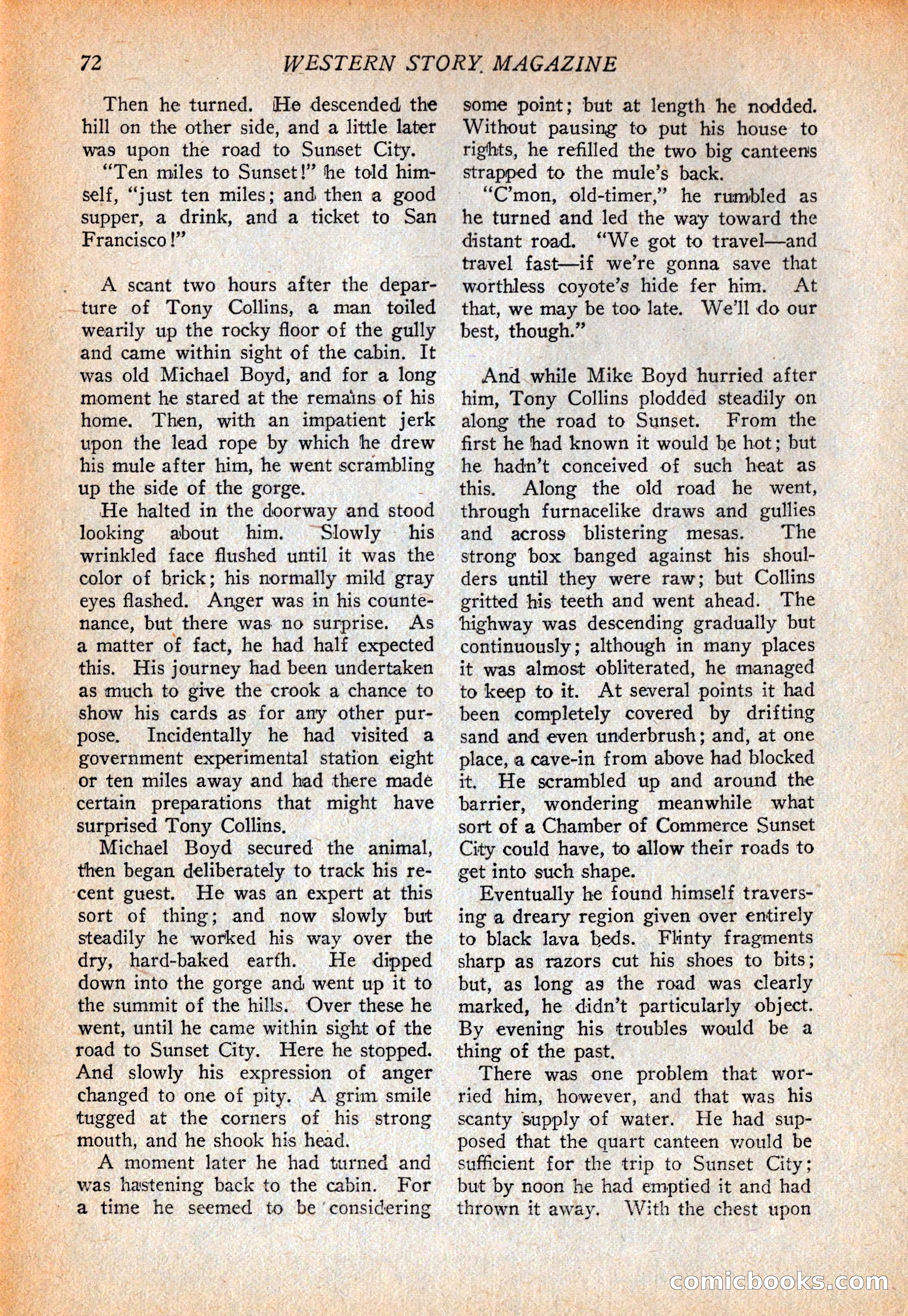 Western Story Magazine, October 2, 1926 — page 74 of 172
