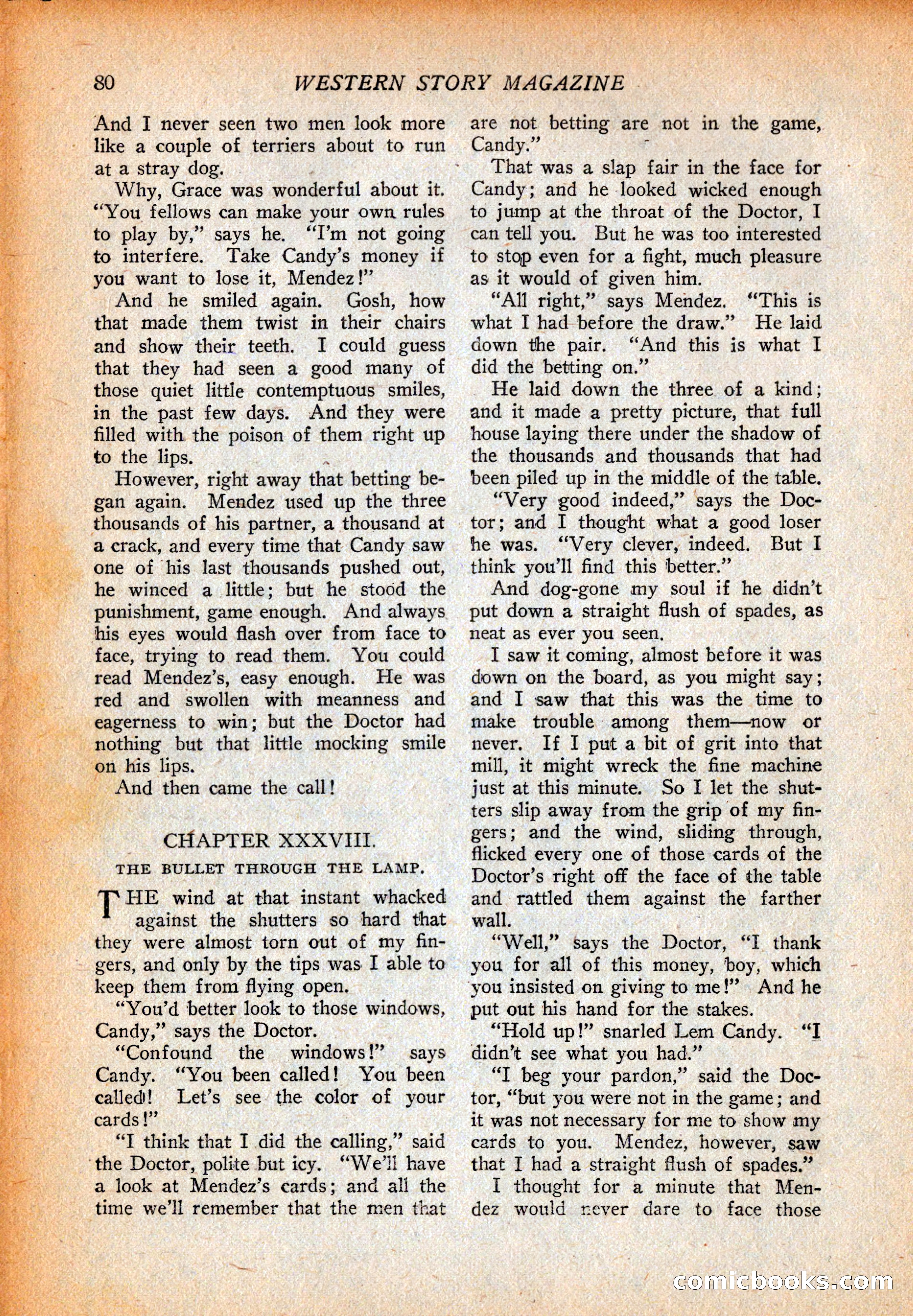 Western Story Magazine, October 2, 1926 — page 82 of 172