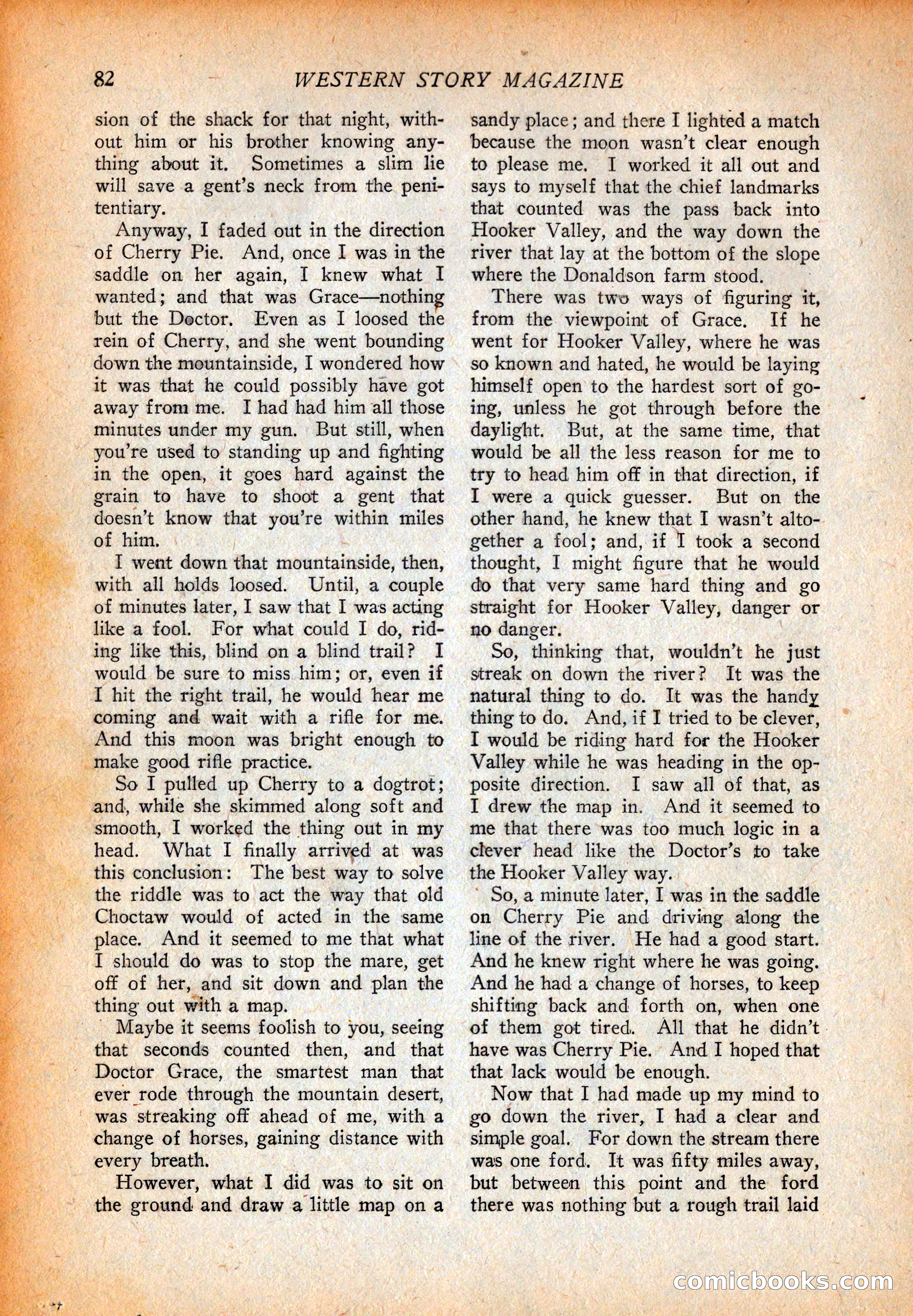 Western Story Magazine, October 2, 1926 — page 84 of 172