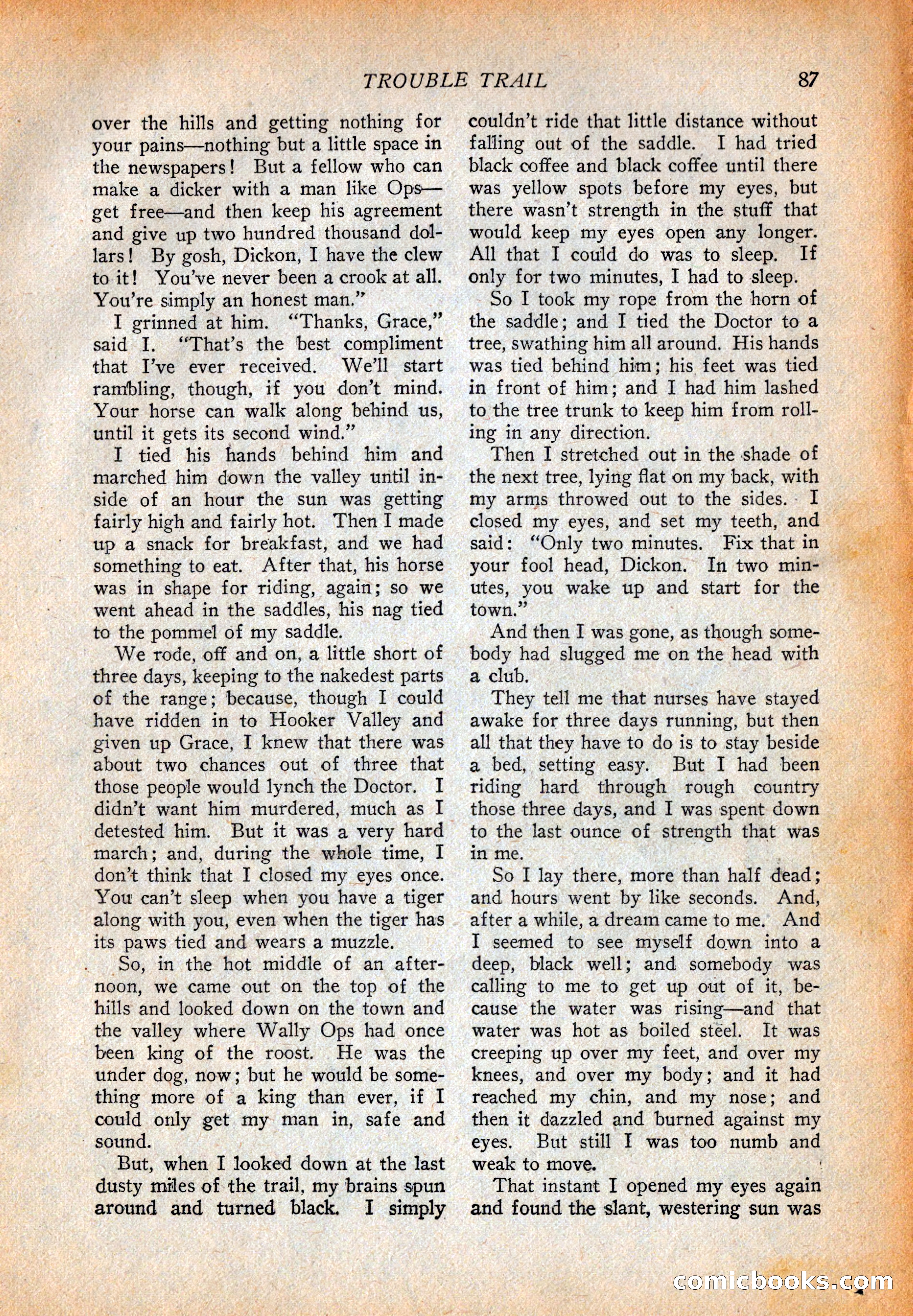 Western Story Magazine, October 2, 1926 — page 89 of 172