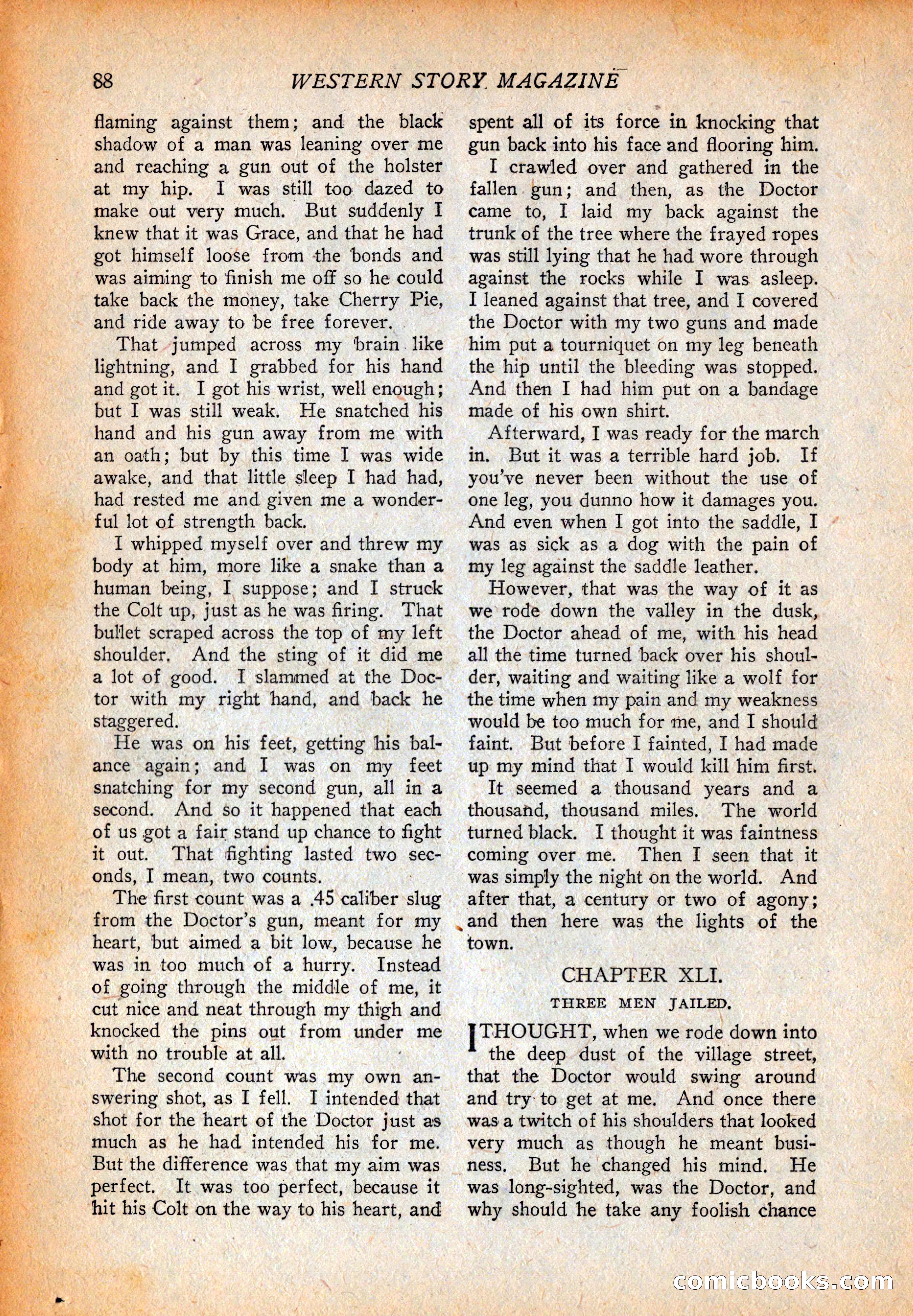 Western Story Magazine, October 2, 1926 — page 90 of 172
