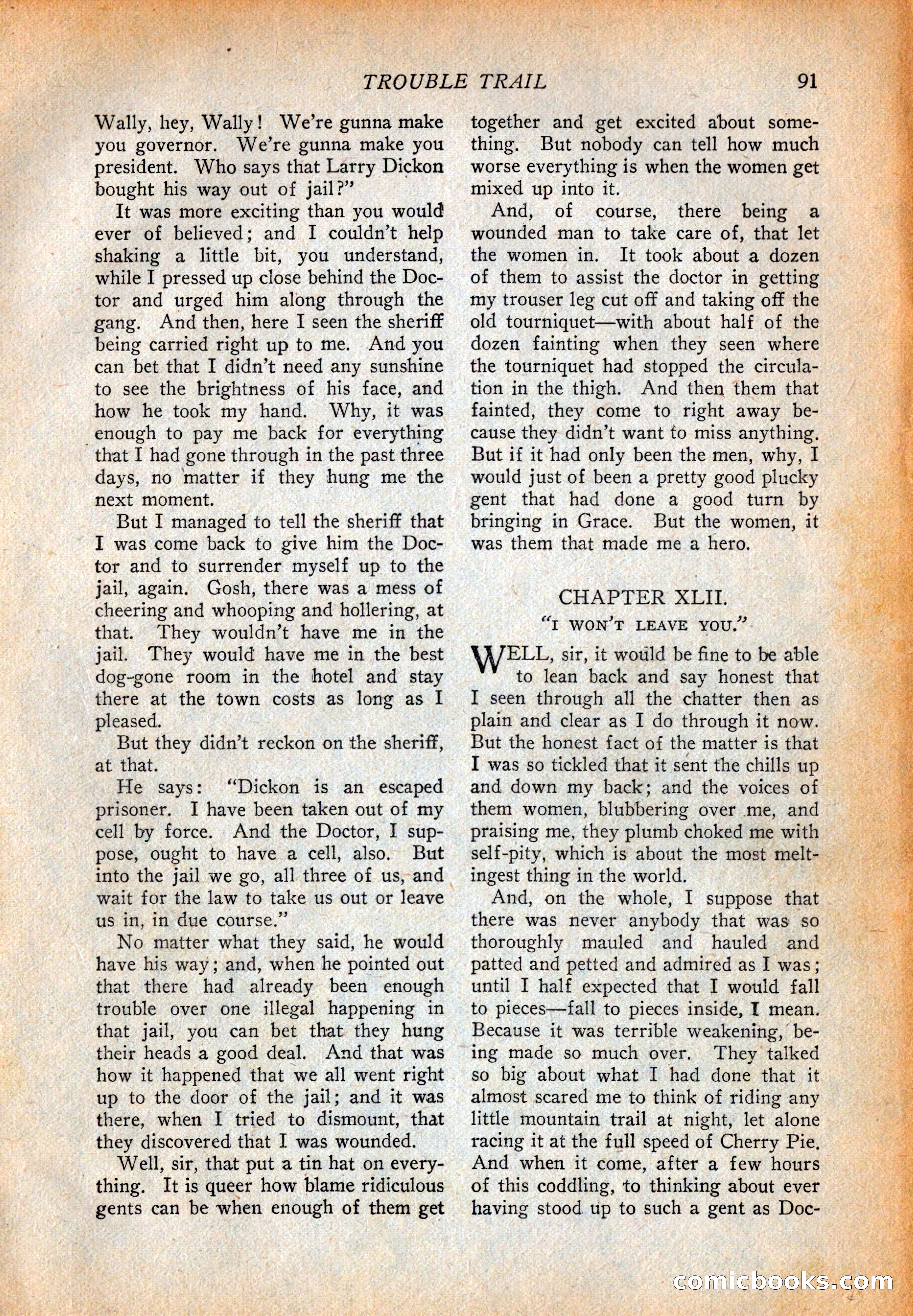 Western Story Magazine, October 2, 1926 — page 93 of 172
