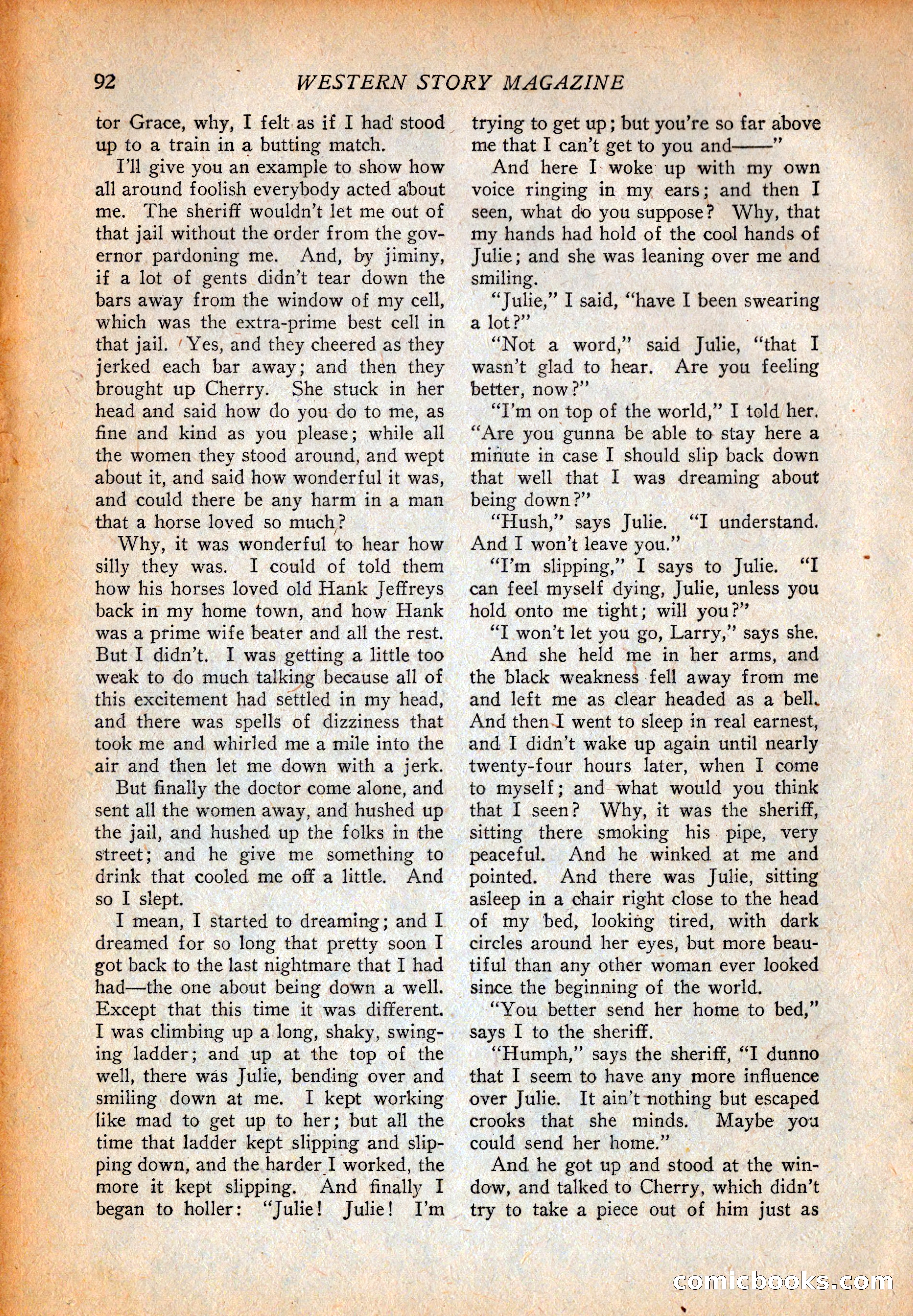 Western Story Magazine, October 2, 1926 — page 94 of 172