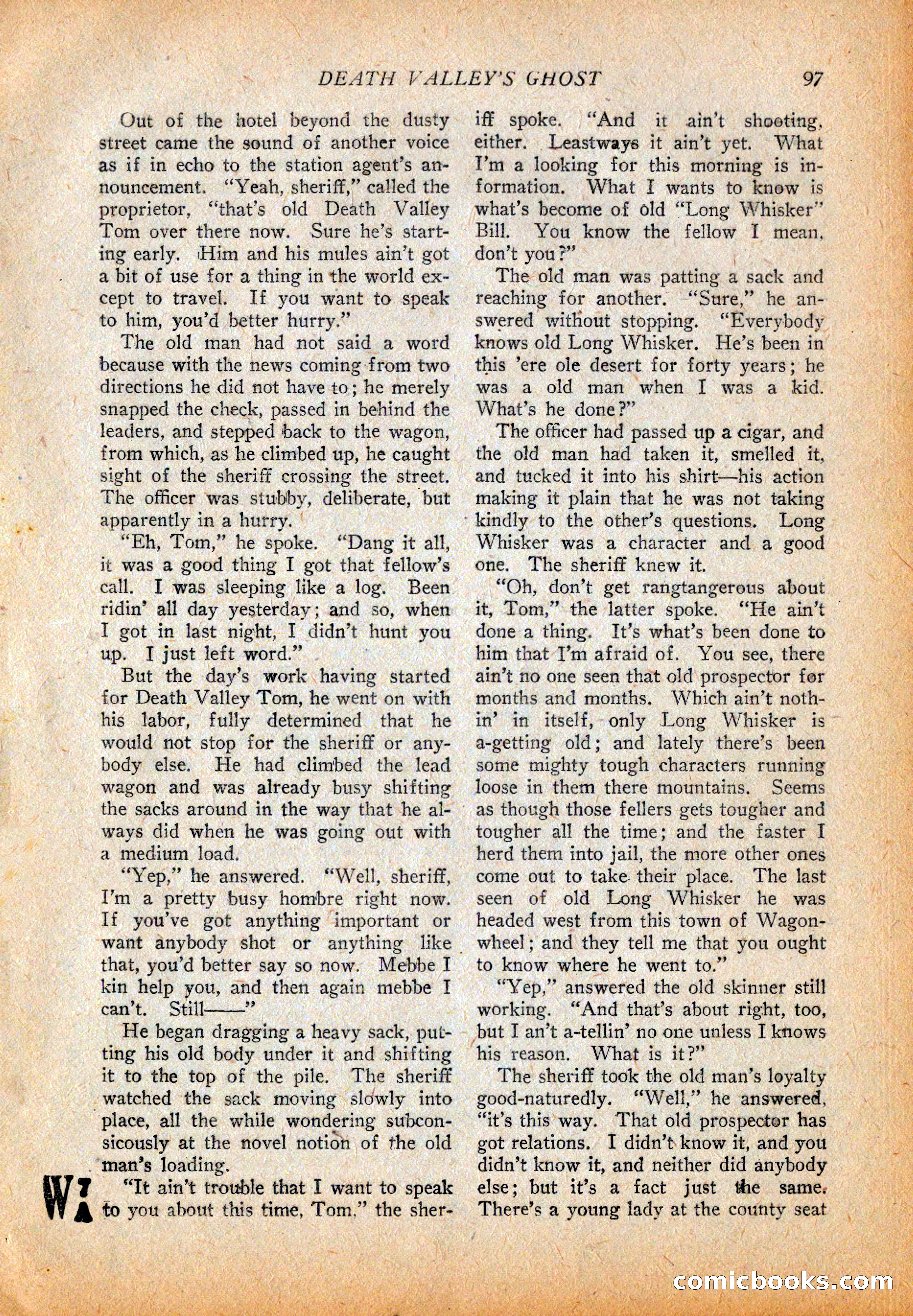 Western Story Magazine, October 2, 1926 — page 99 of 172