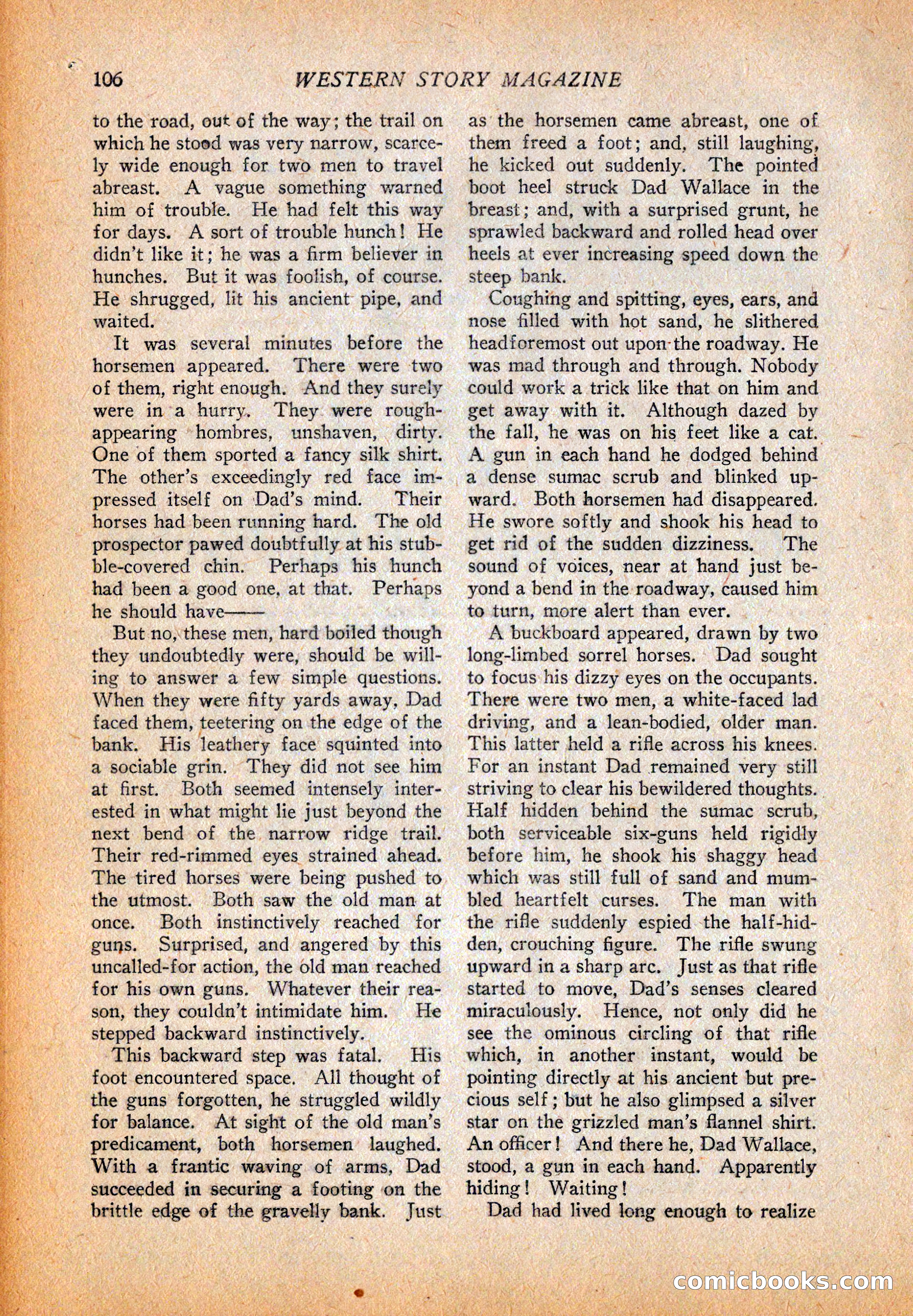 Western Story Magazine, October 2, 1926 — page 108 of 172