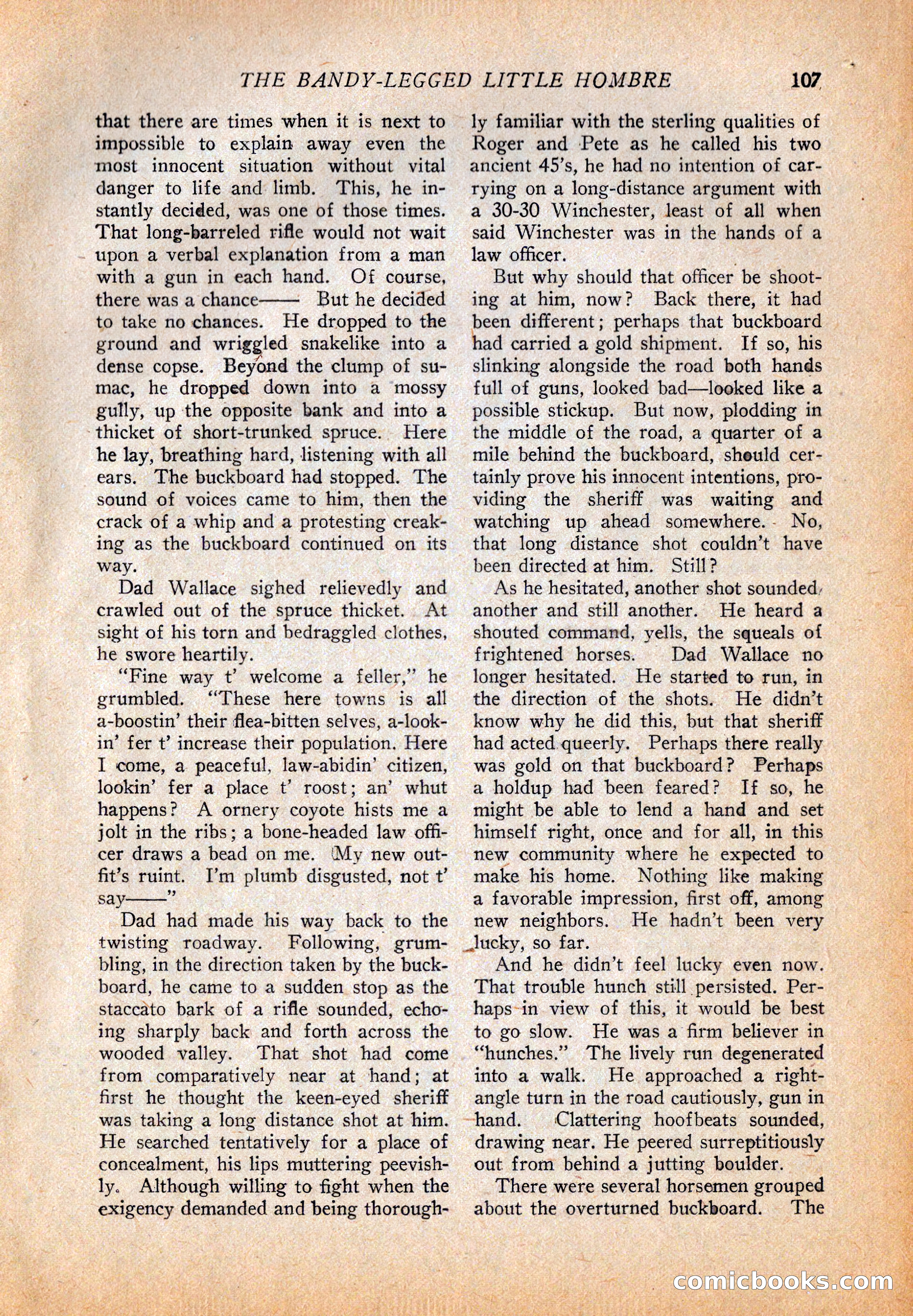 Western Story Magazine, October 2, 1926 — page 109 of 172