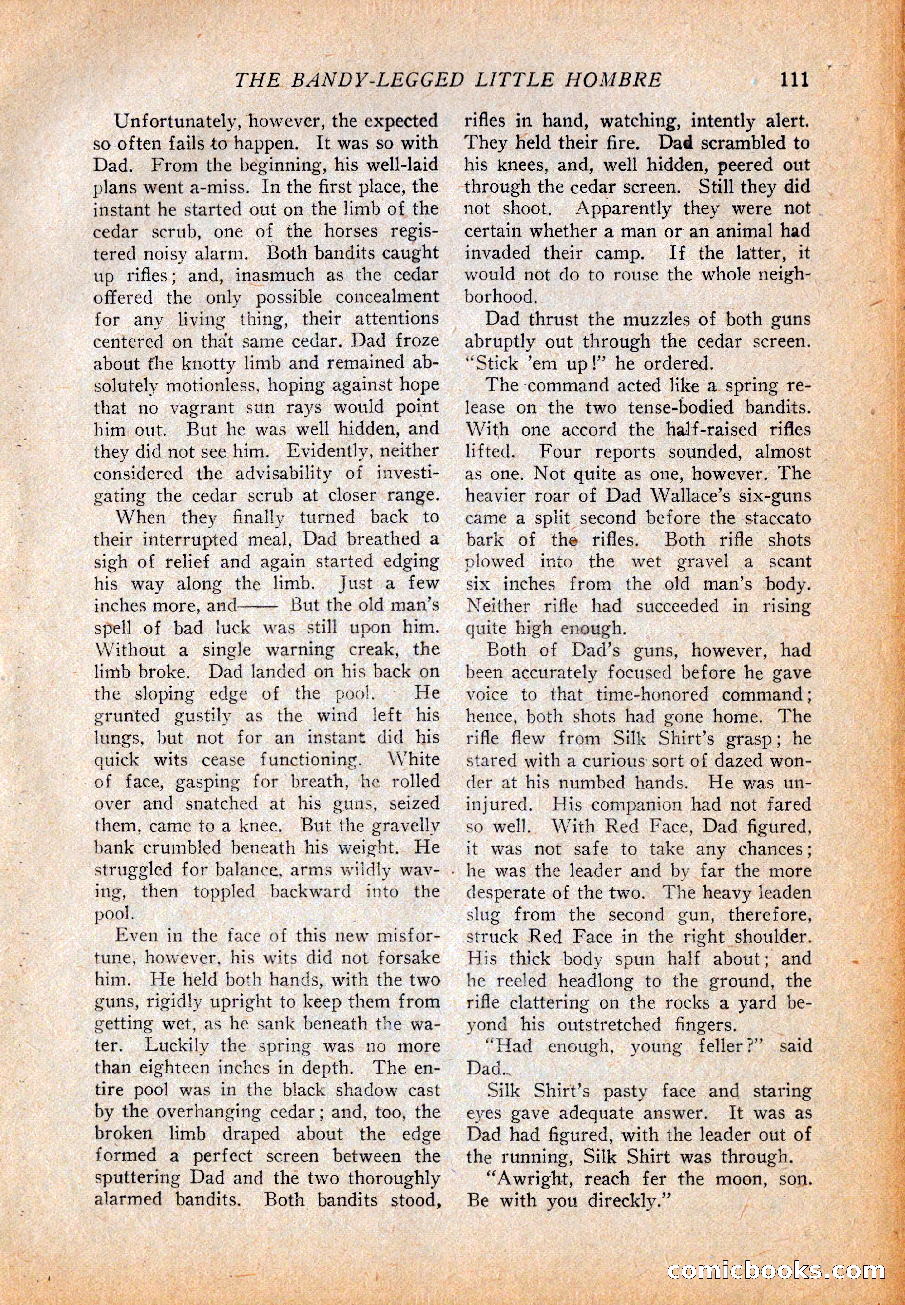Western Story Magazine, October 2, 1926 — page 113 of 172