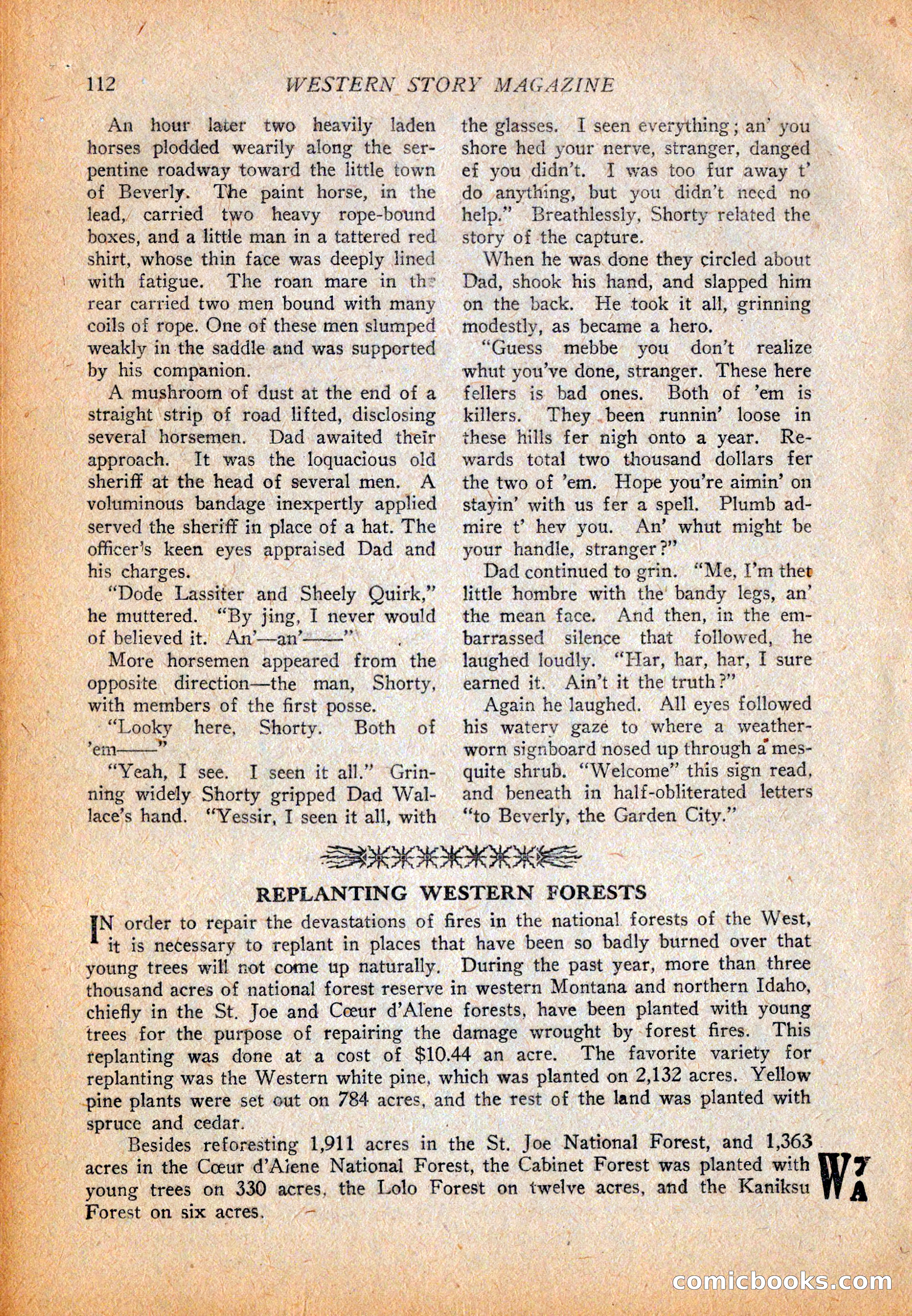 Western Story Magazine, October 2, 1926 — page 114 of 172