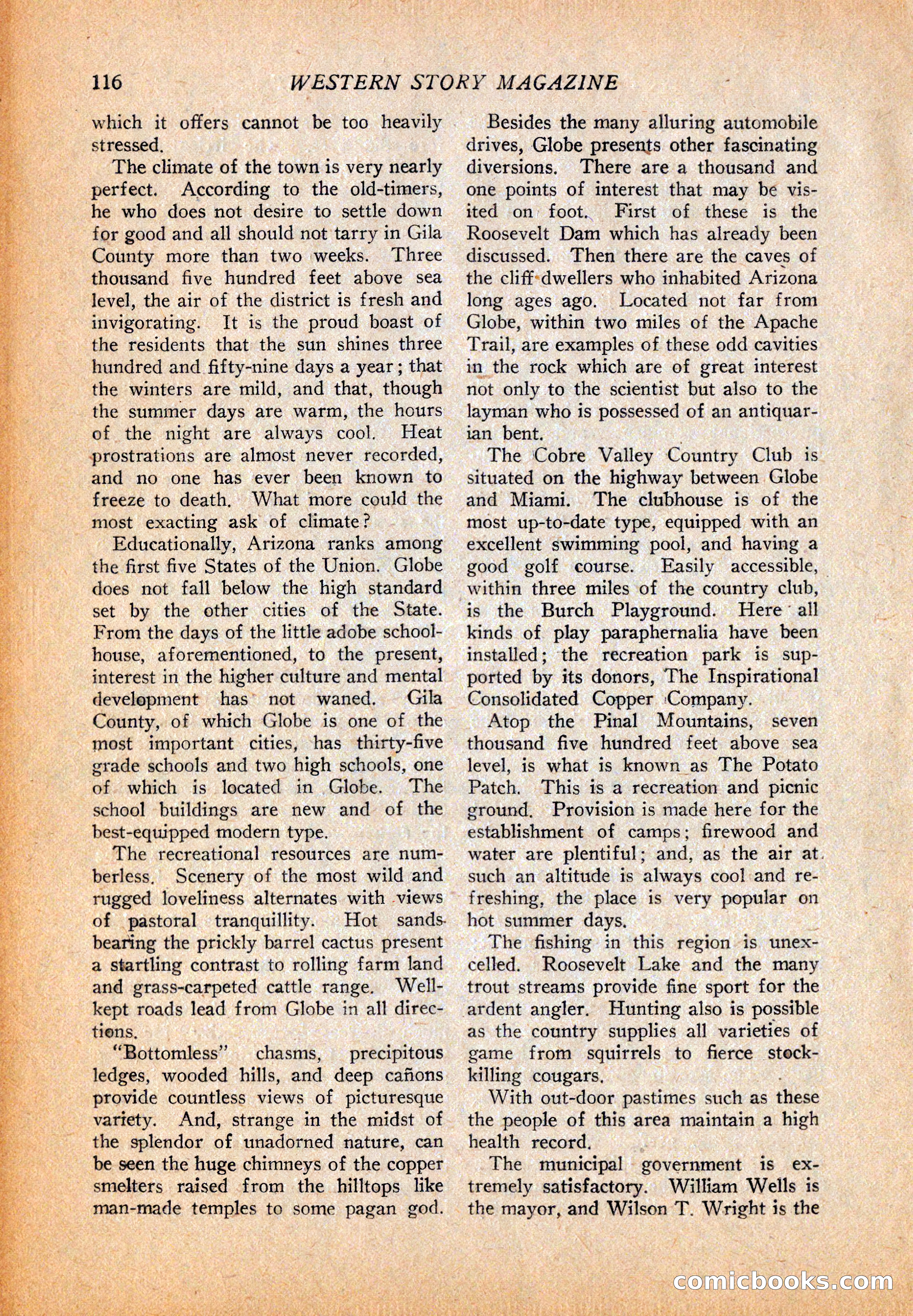 Western Story Magazine, October 2, 1926 — page 118 of 172