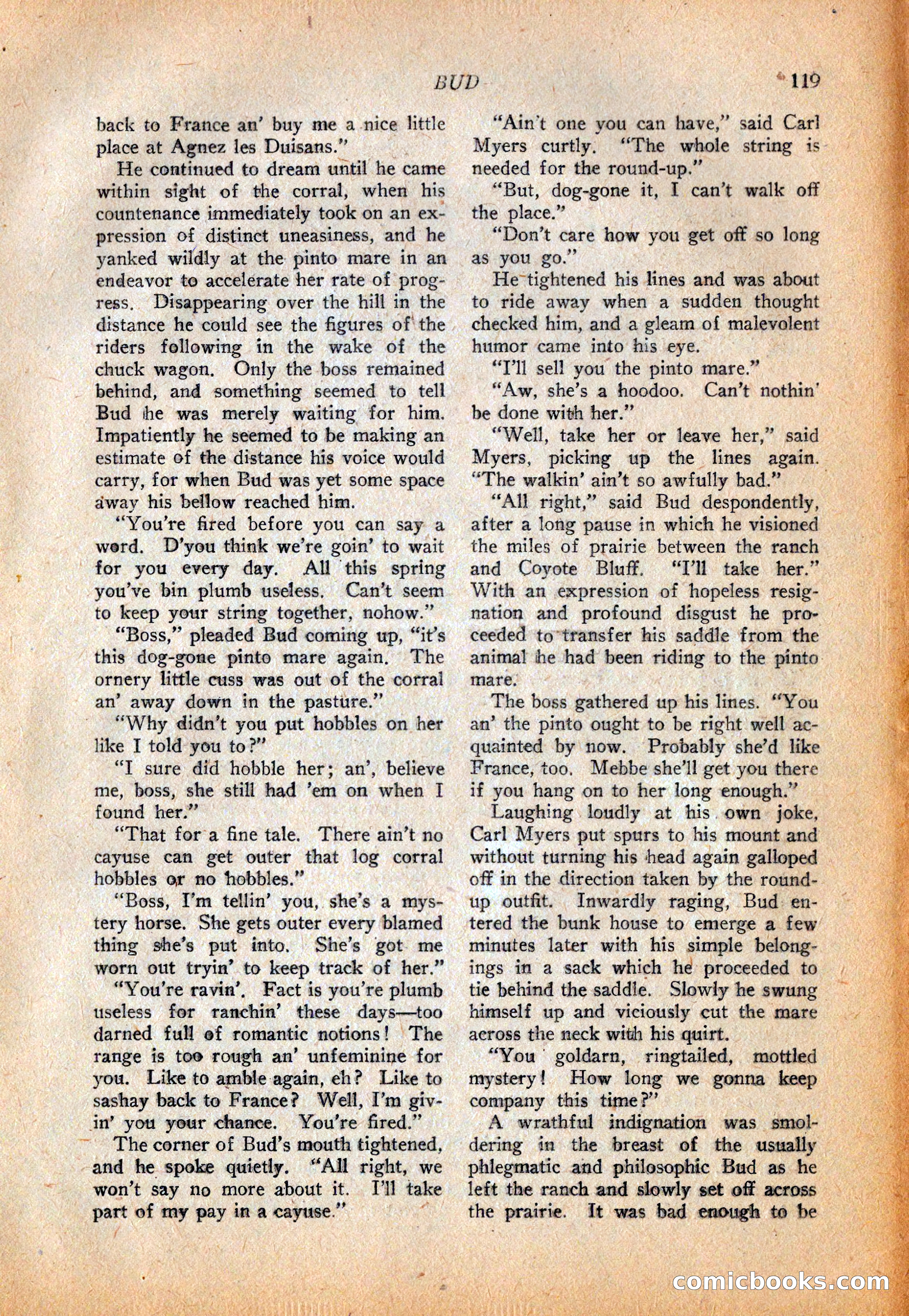 Western Story Magazine, October 2, 1926 — page 121 of 172