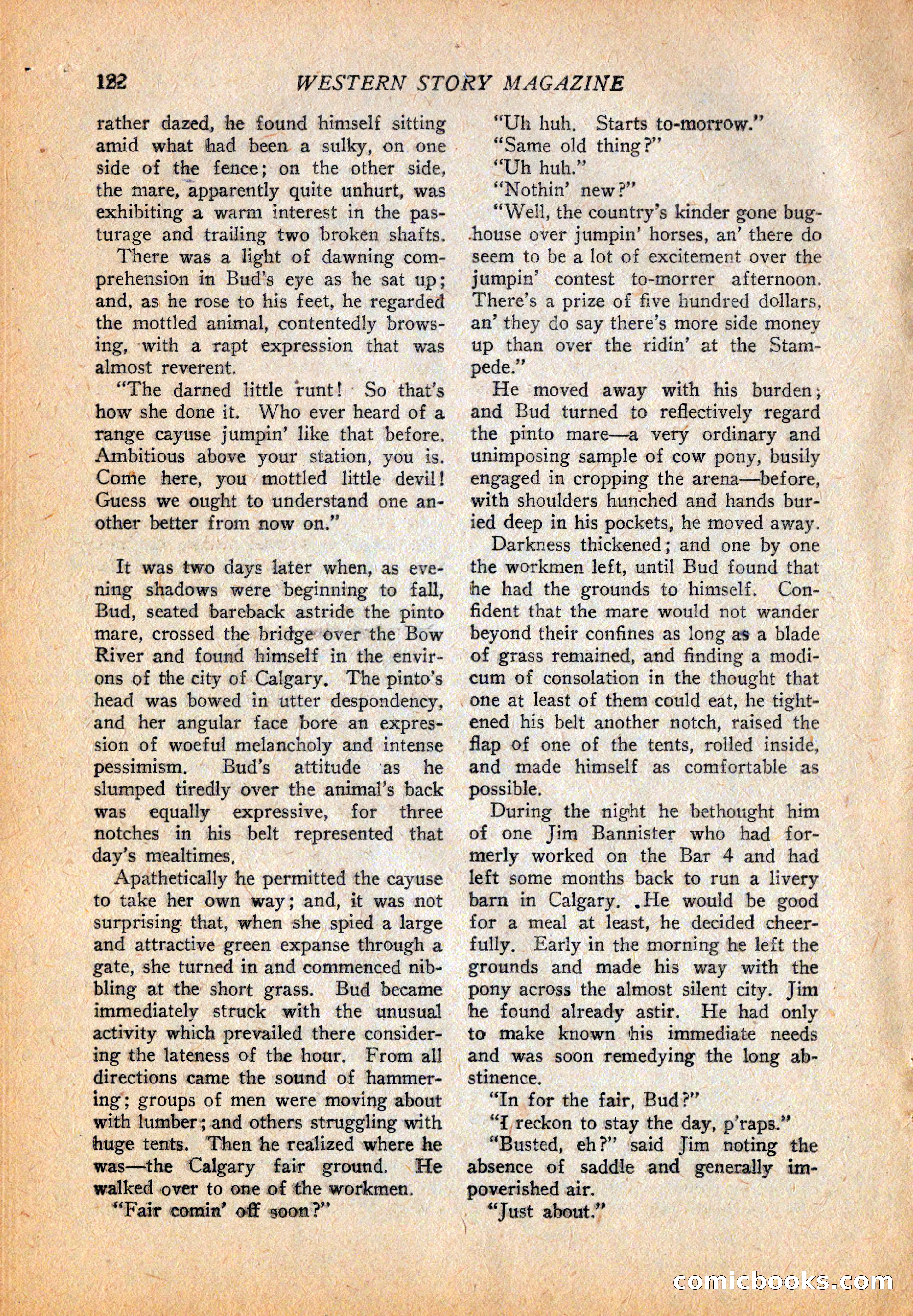 Western Story Magazine, October 2, 1926 — page 124 of 172