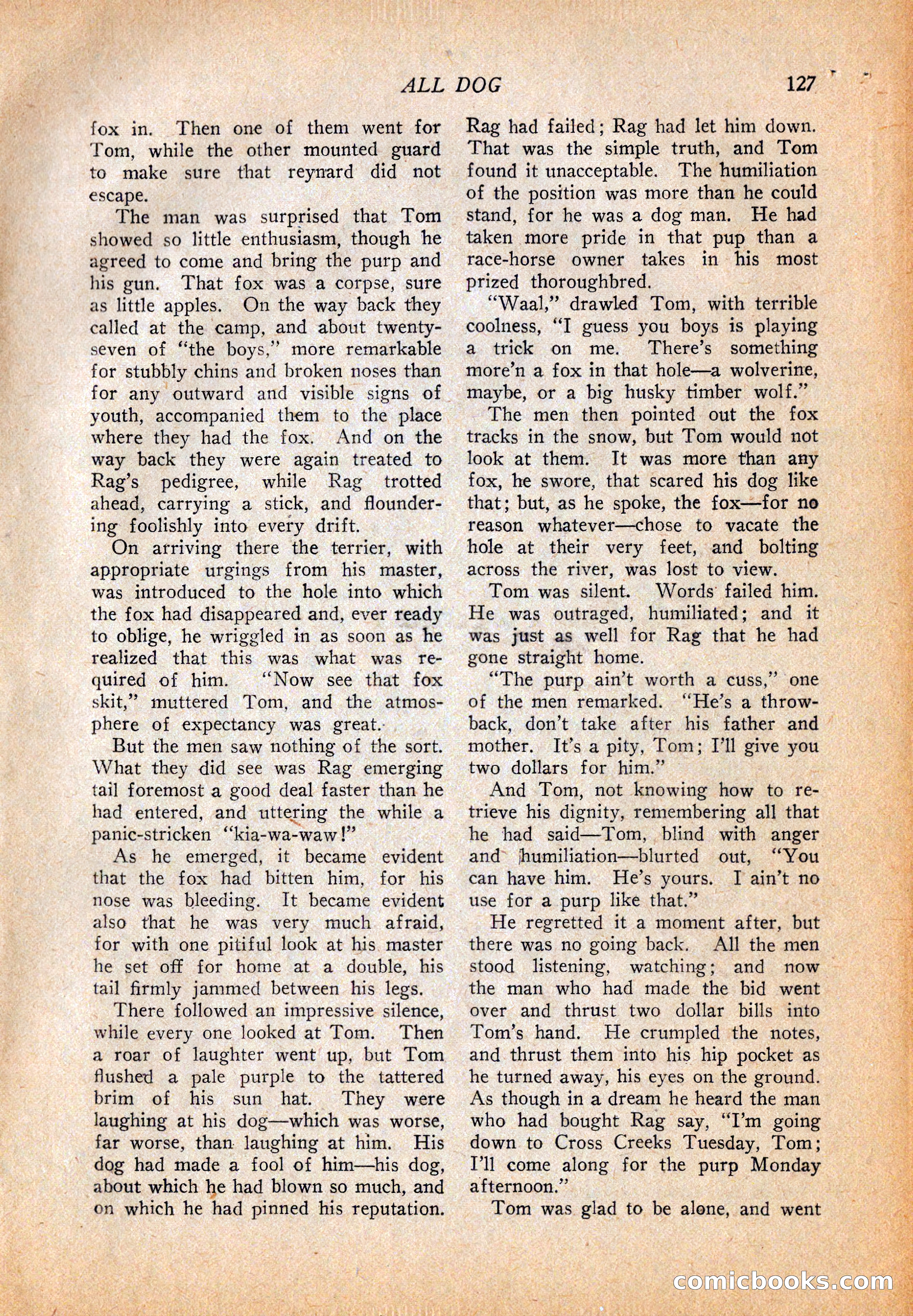 Western Story Magazine, October 2, 1926 — page 129 of 172