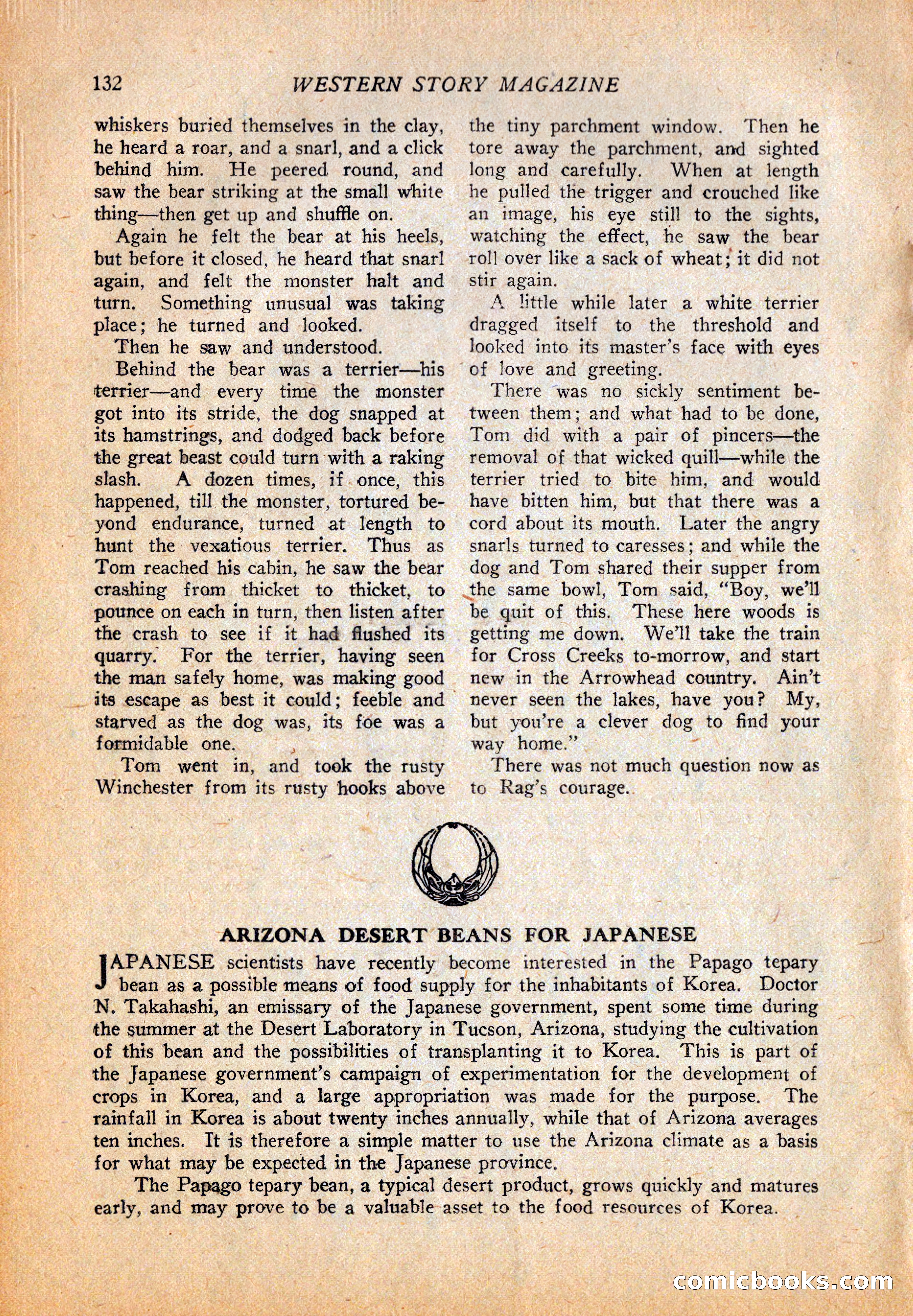 Western Story Magazine, October 2, 1926 — page 134 of 172