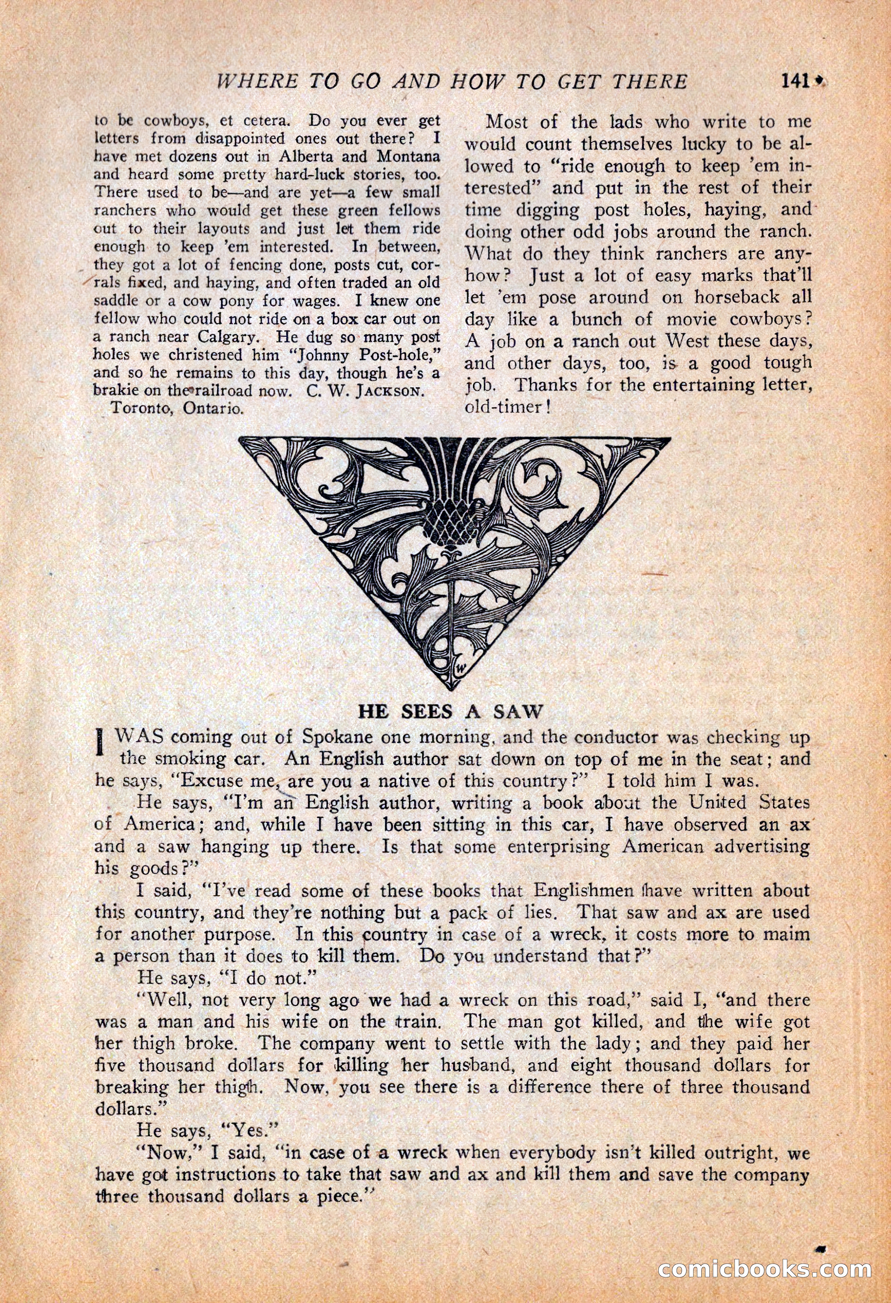 Western Story Magazine, October 2, 1926 — page 143 of 172