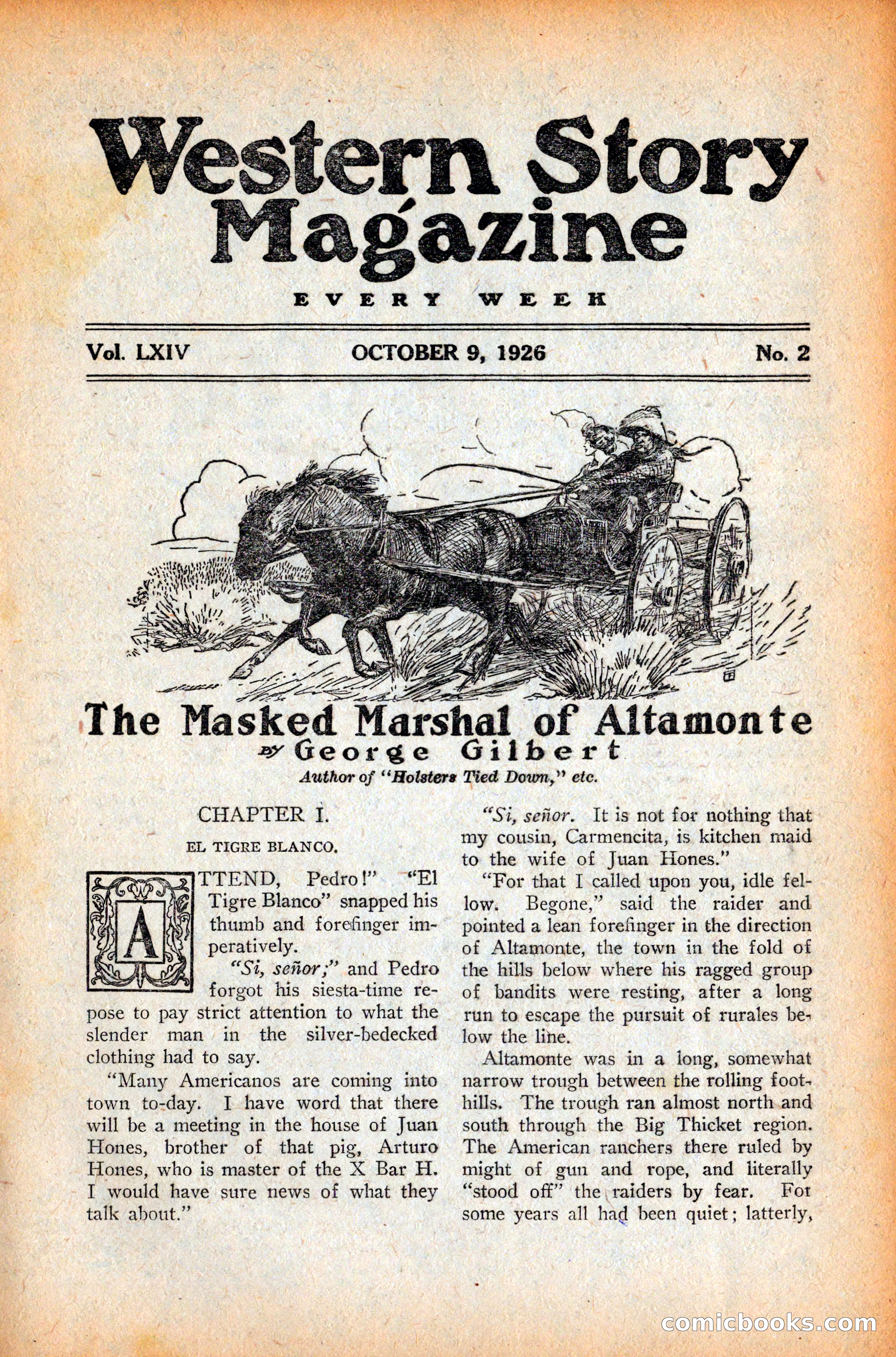 Western Story Magazine, October 9, 1926 — page 5 of 148