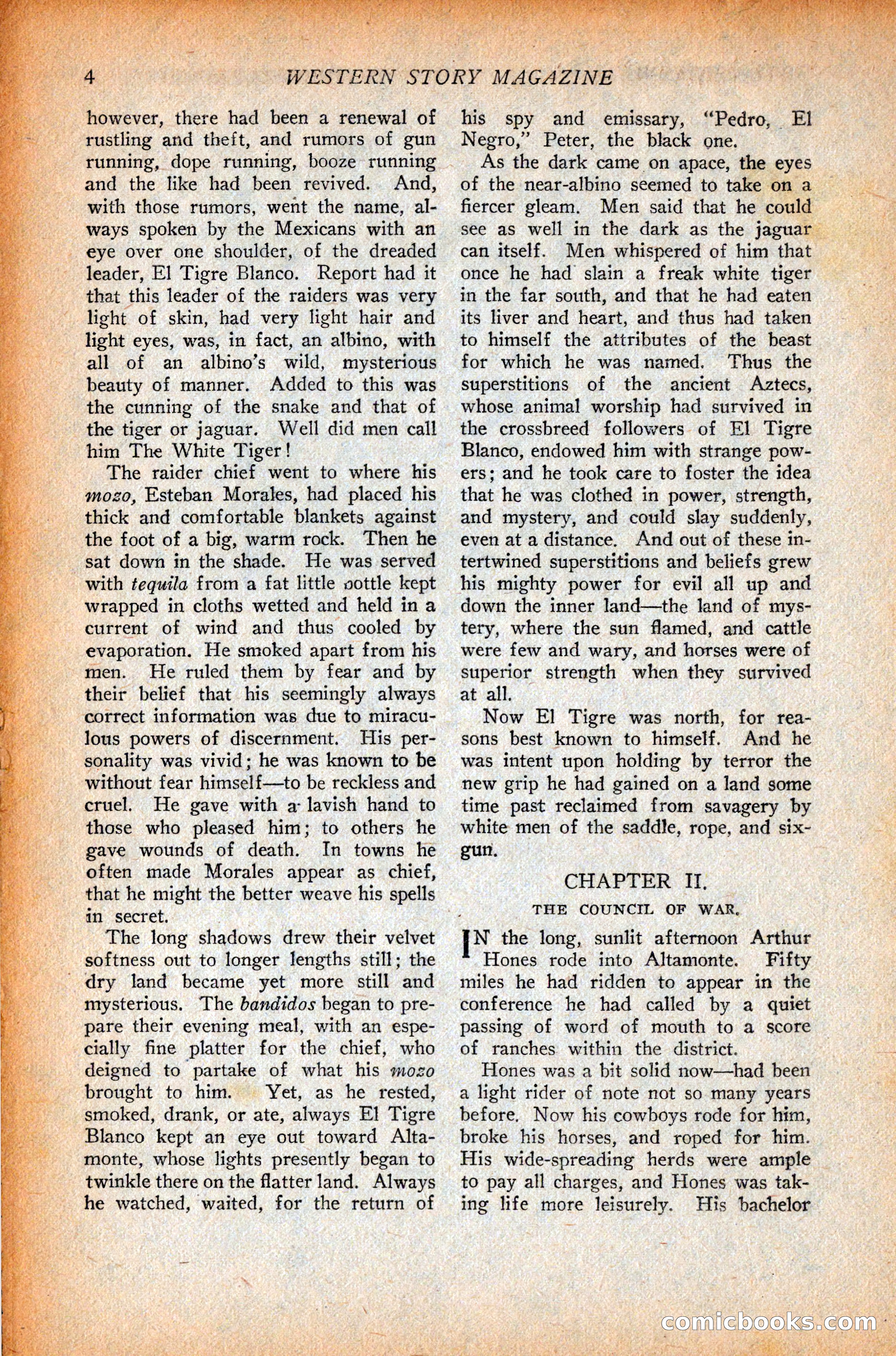 Western Story Magazine, October 9, 1926 — page 6 of 148