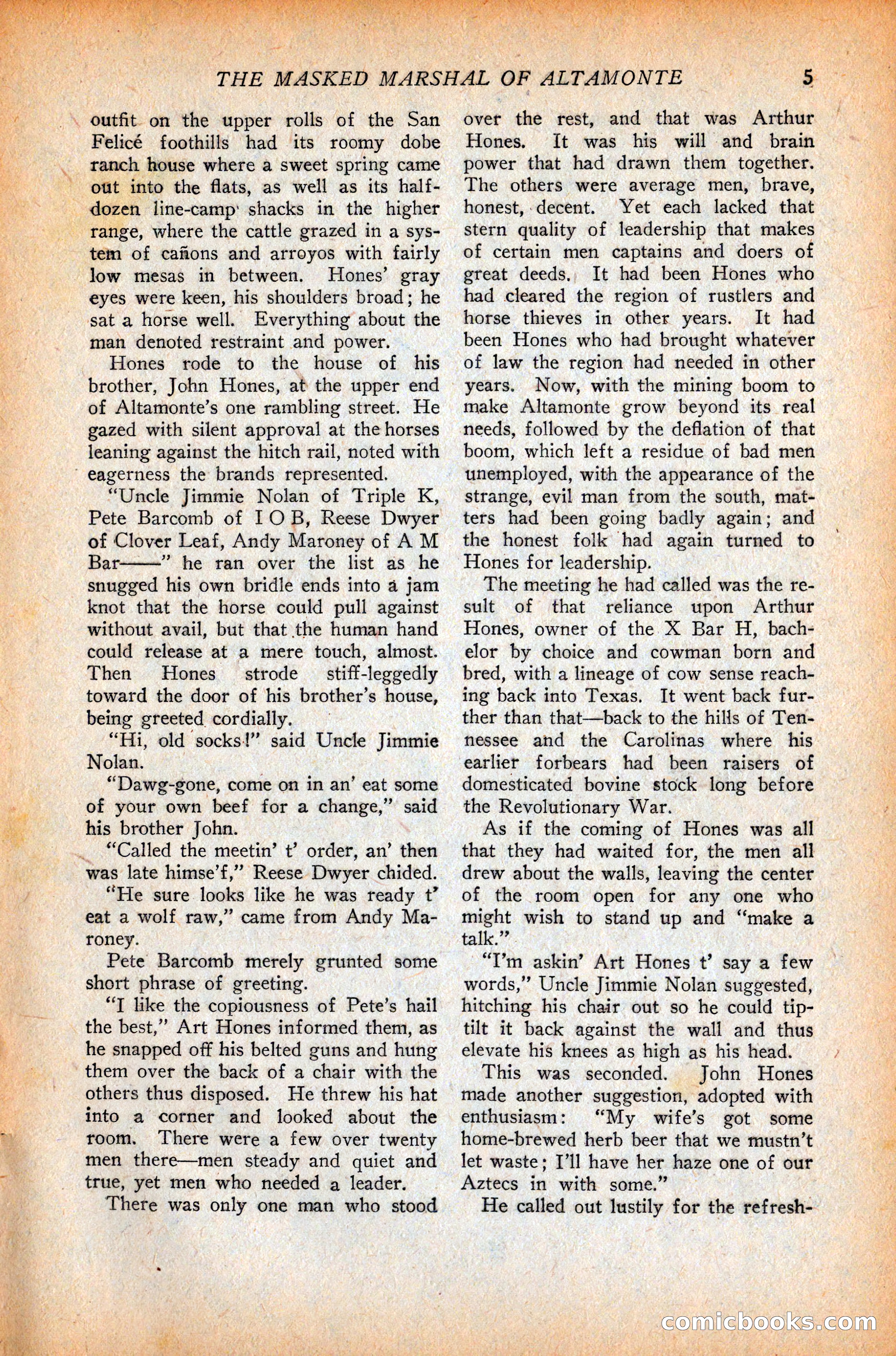 Western Story Magazine, October 9, 1926 — page 7 of 148