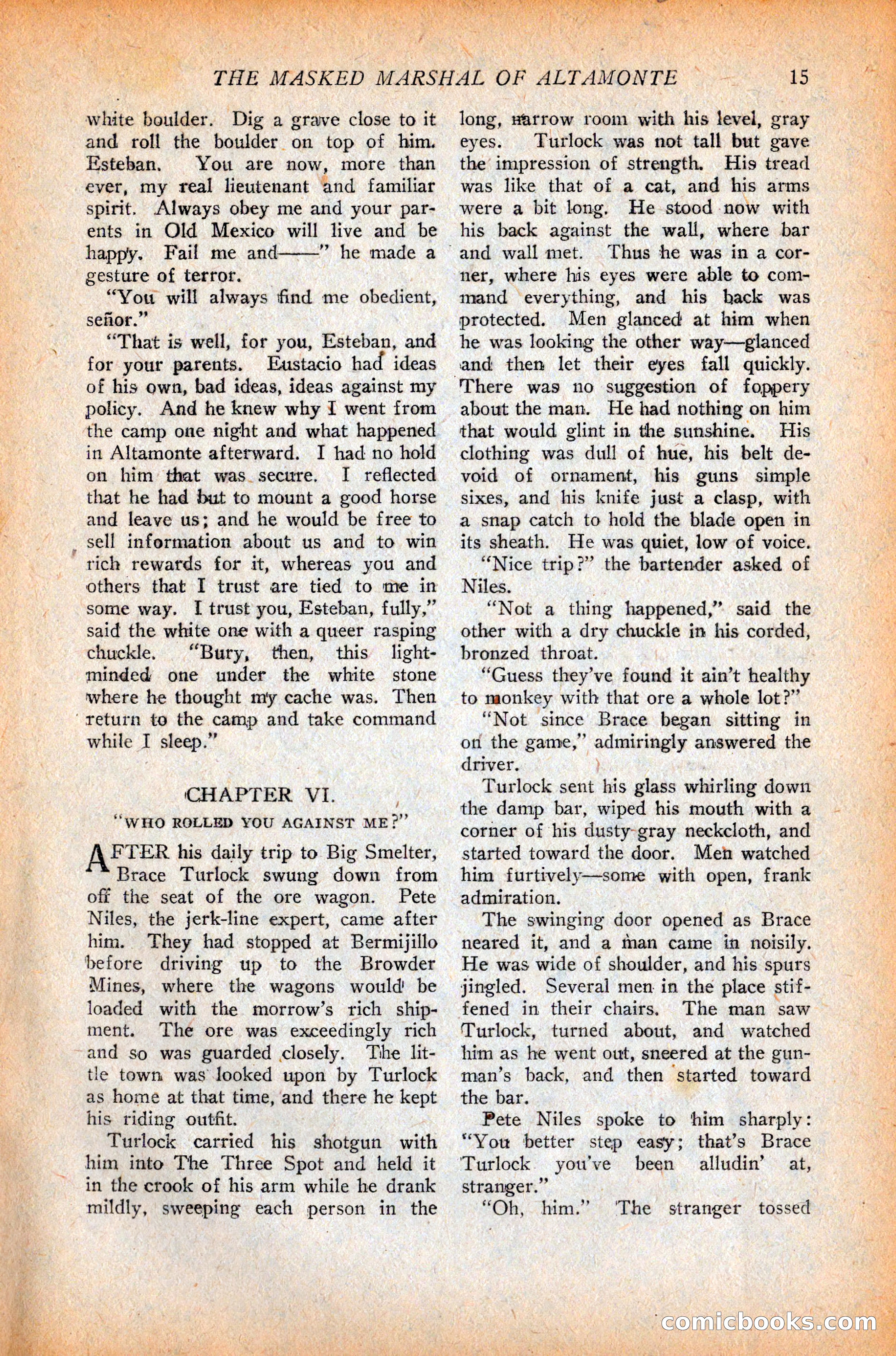 Western Story Magazine, October 9, 1926 — page 17 of 148
