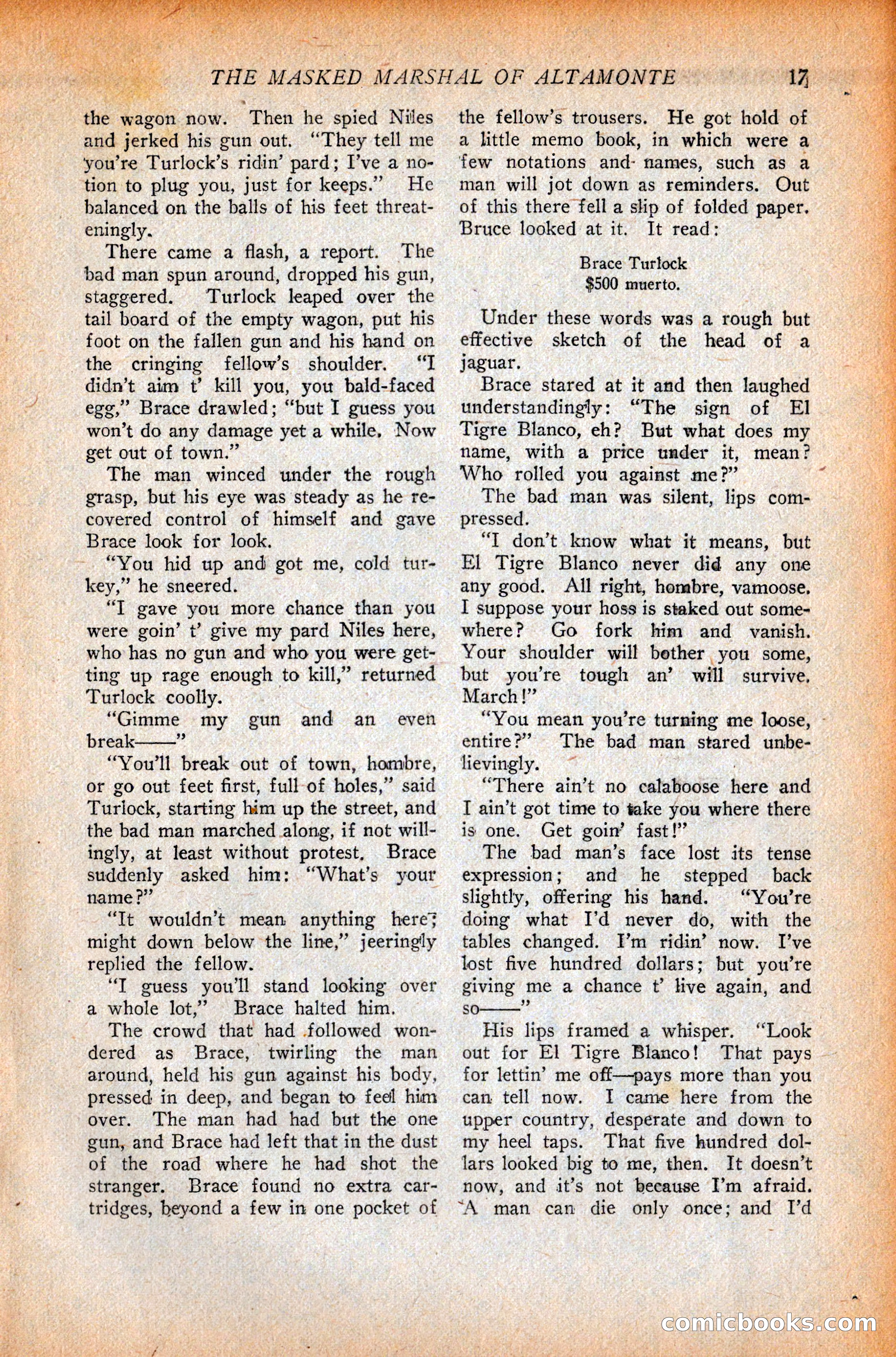 Western Story Magazine, October 9, 1926 — page 19 of 148