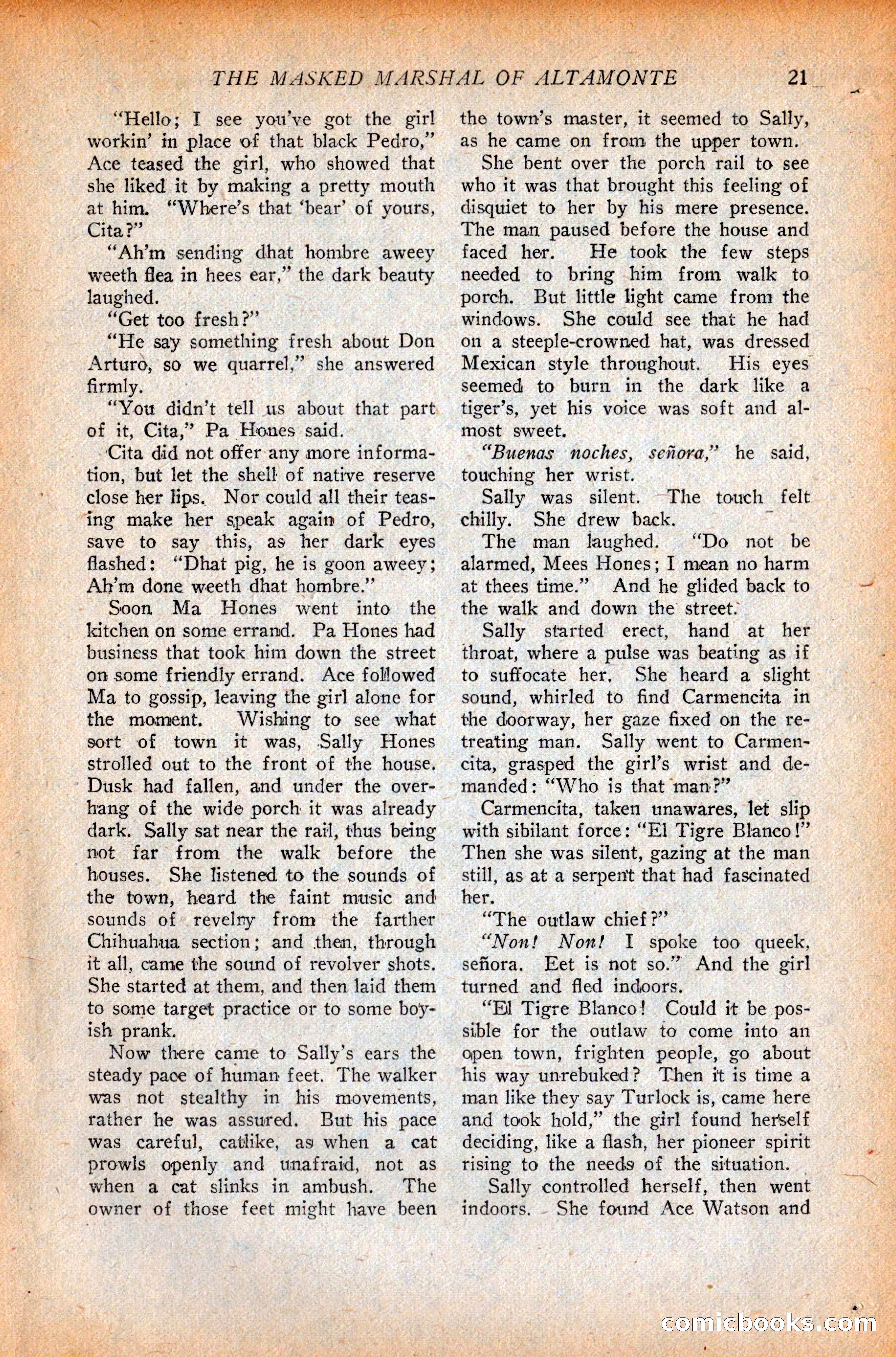 Western Story Magazine, October 9, 1926 — page 23 of 148