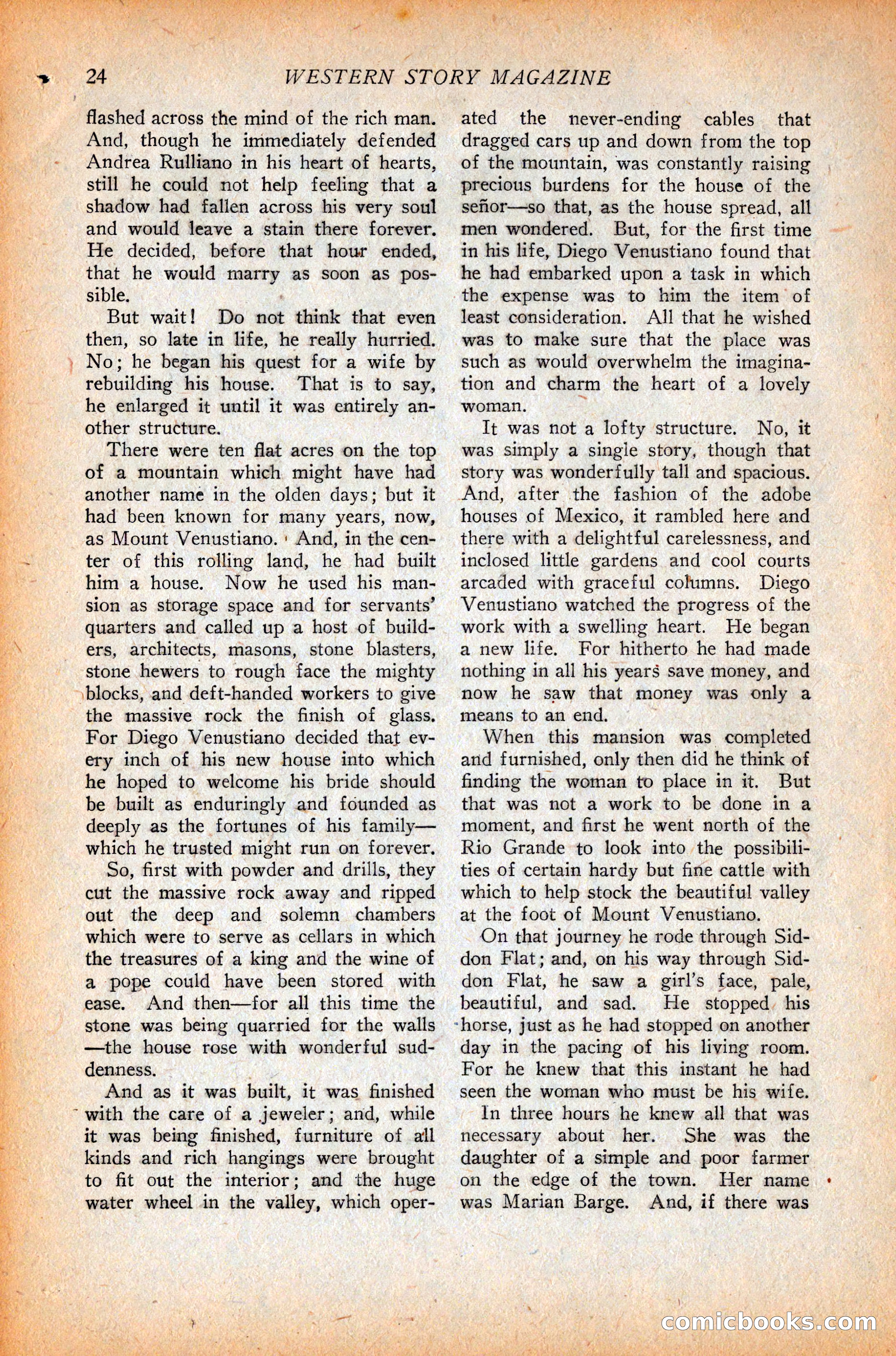 Western Story Magazine, October 9, 1926 — page 26 of 148
