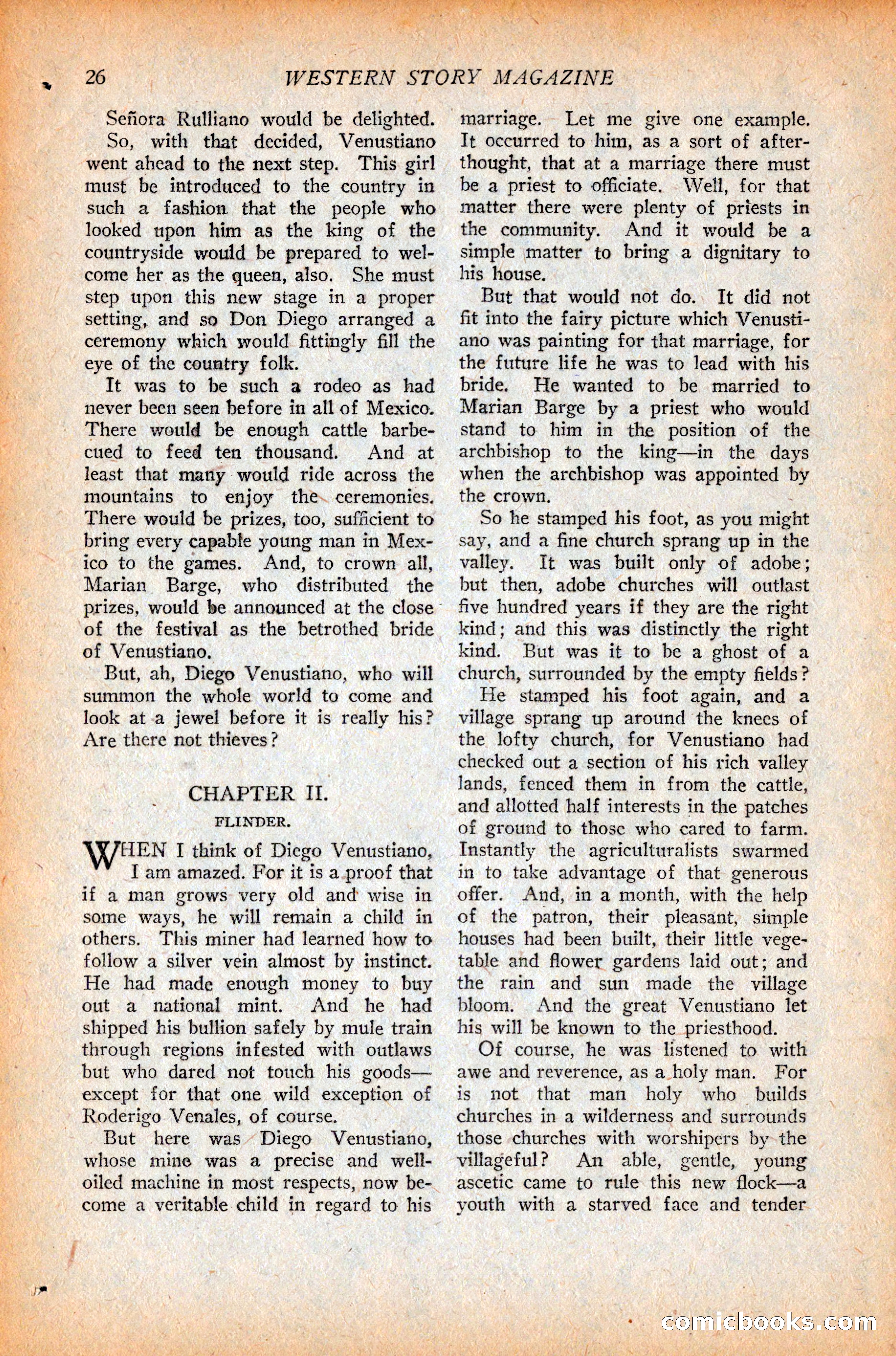 Western Story Magazine, October 9, 1926 — page 28 of 148