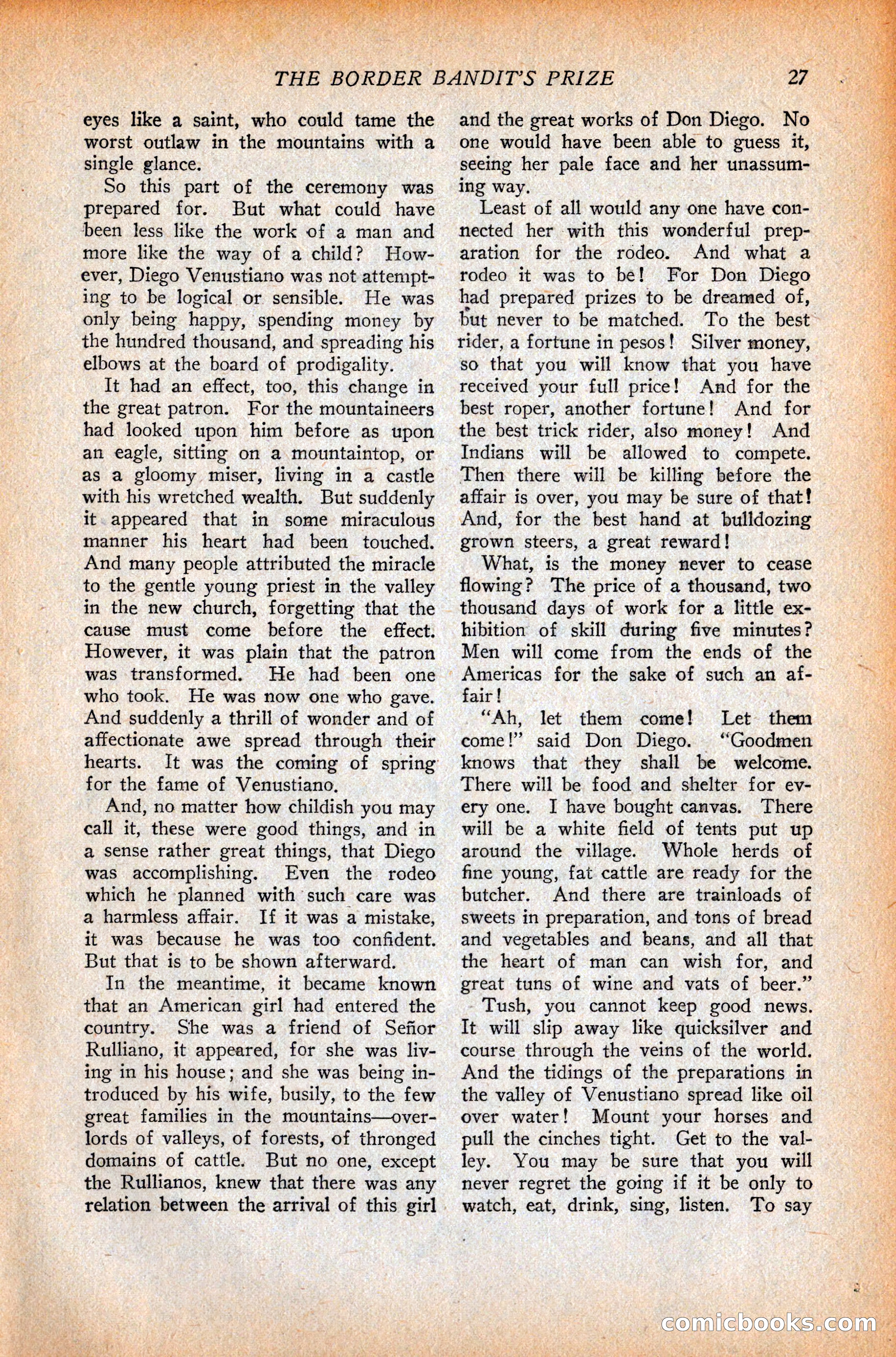 Western Story Magazine, October 9, 1926 — page 29 of 148