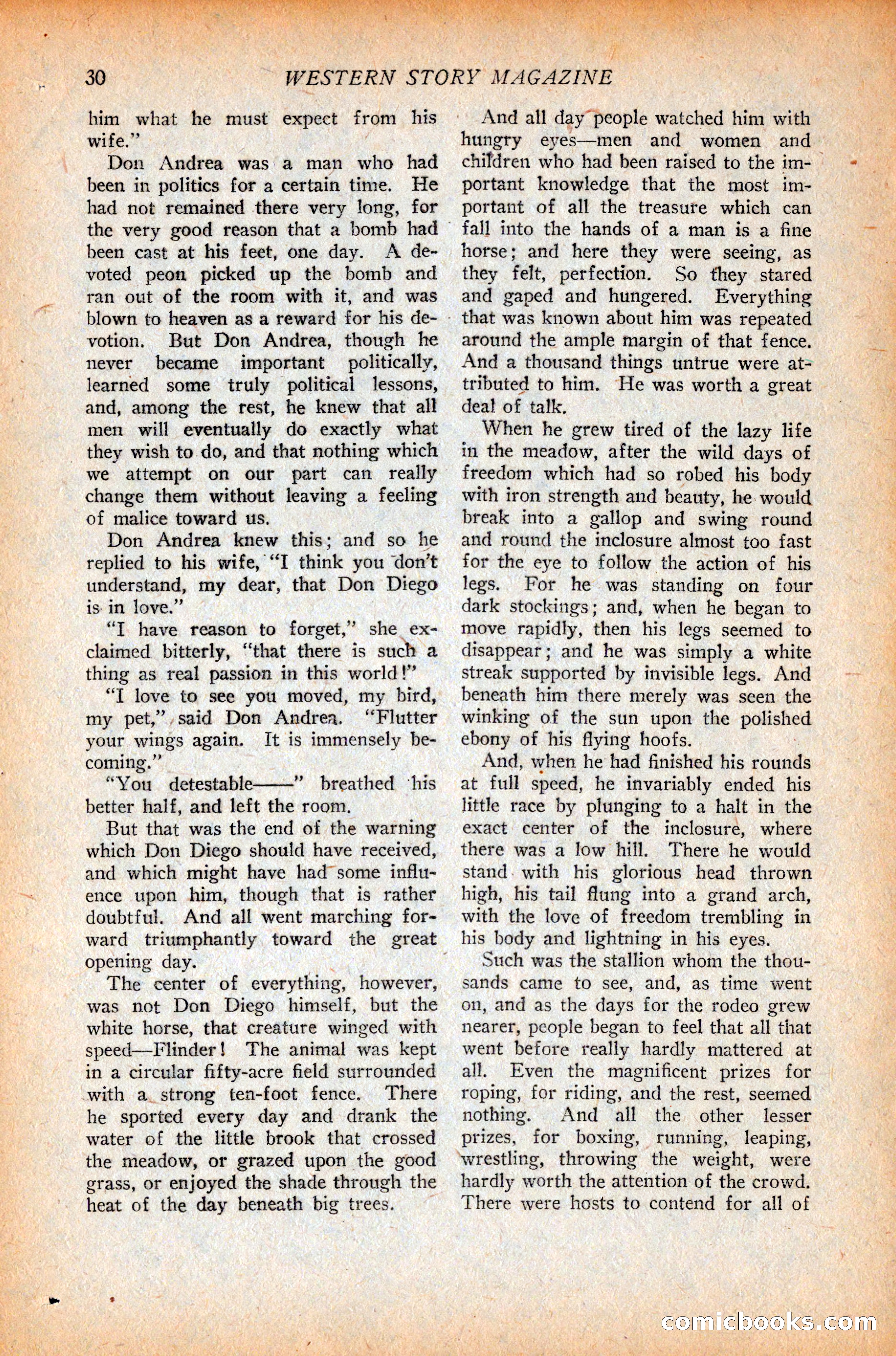 Western Story Magazine, October 9, 1926 — page 32 of 148
