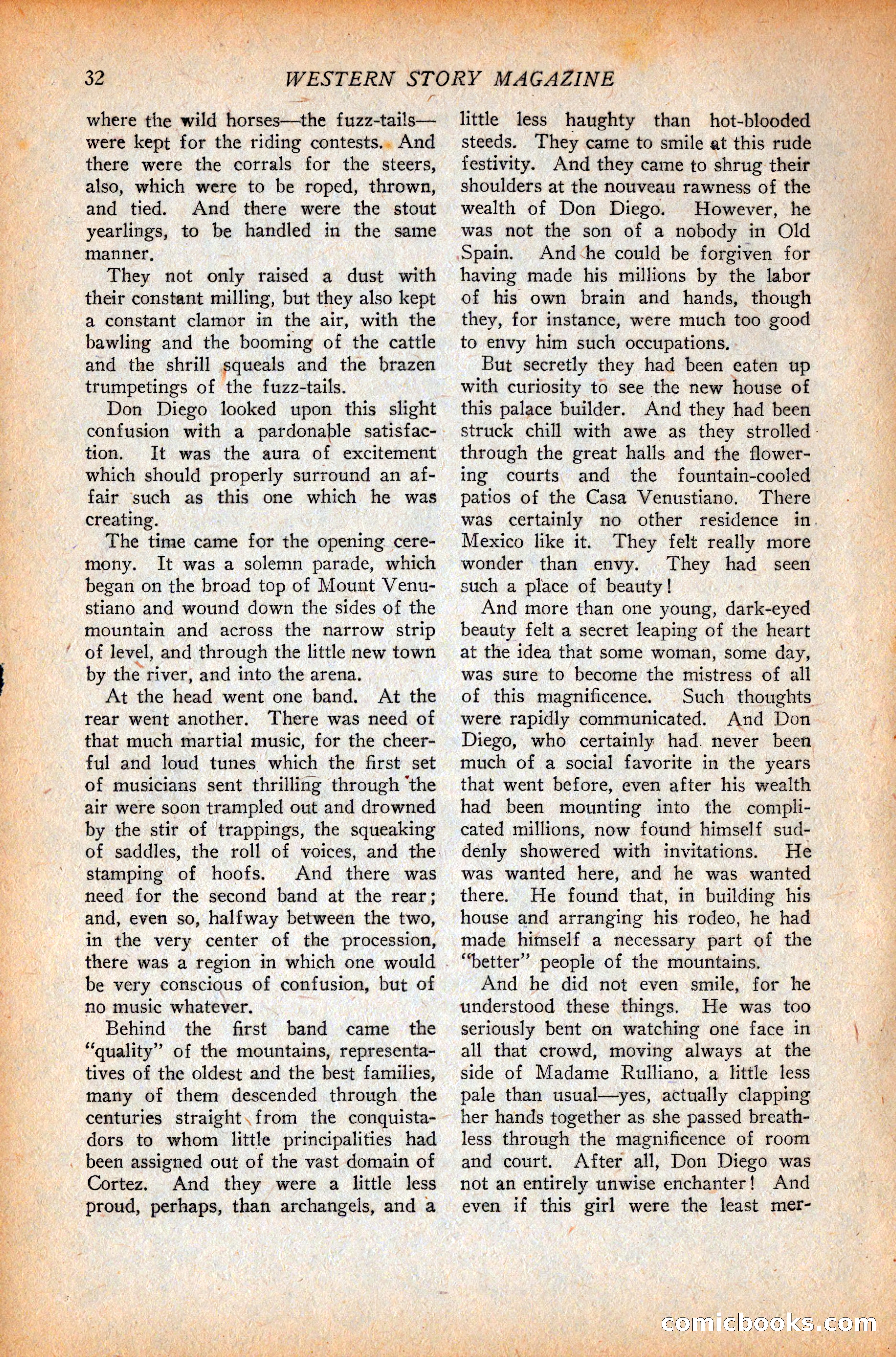Western Story Magazine, October 9, 1926 — page 34 of 148