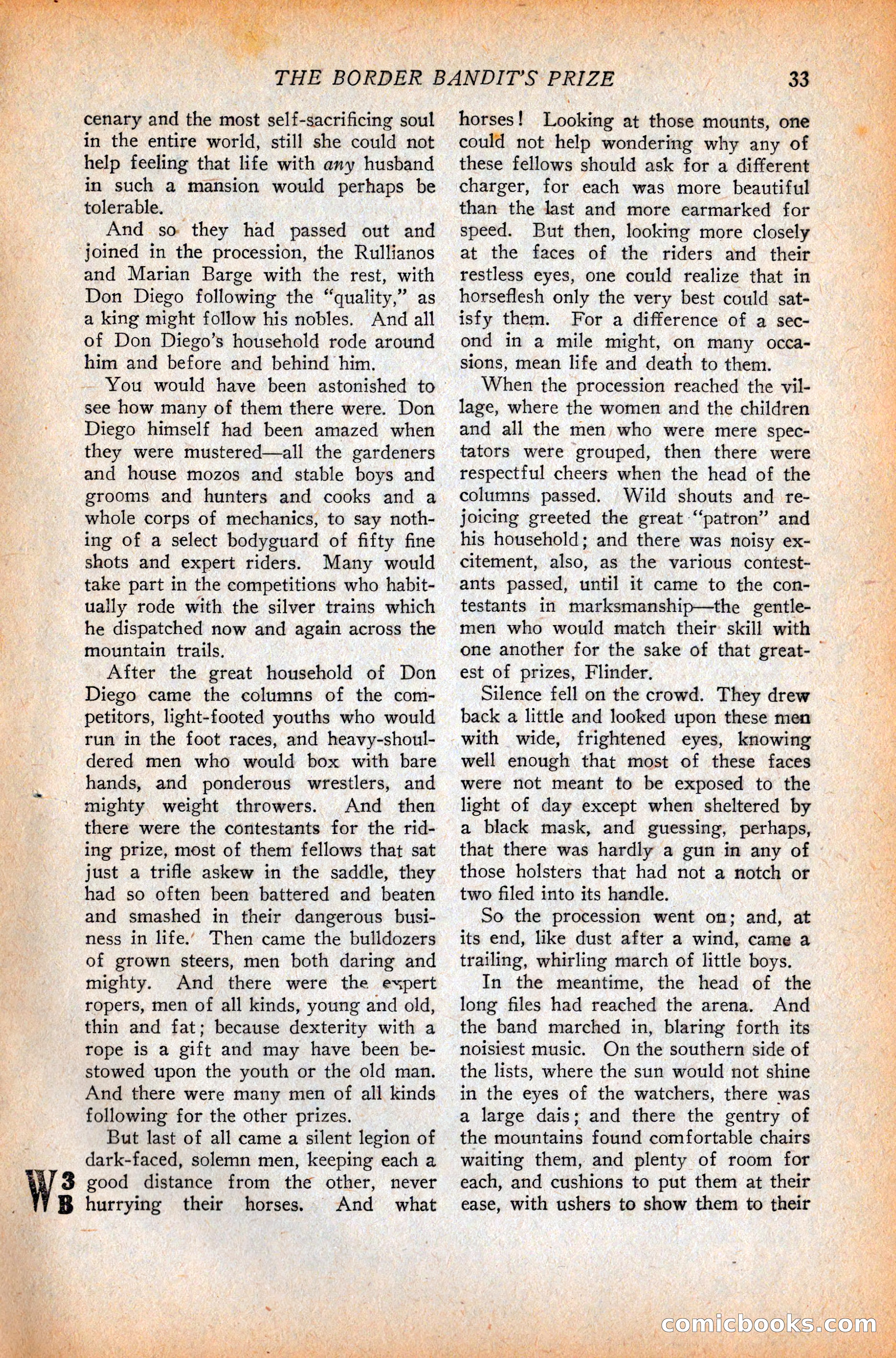Western Story Magazine, October 9, 1926 — page 35 of 148