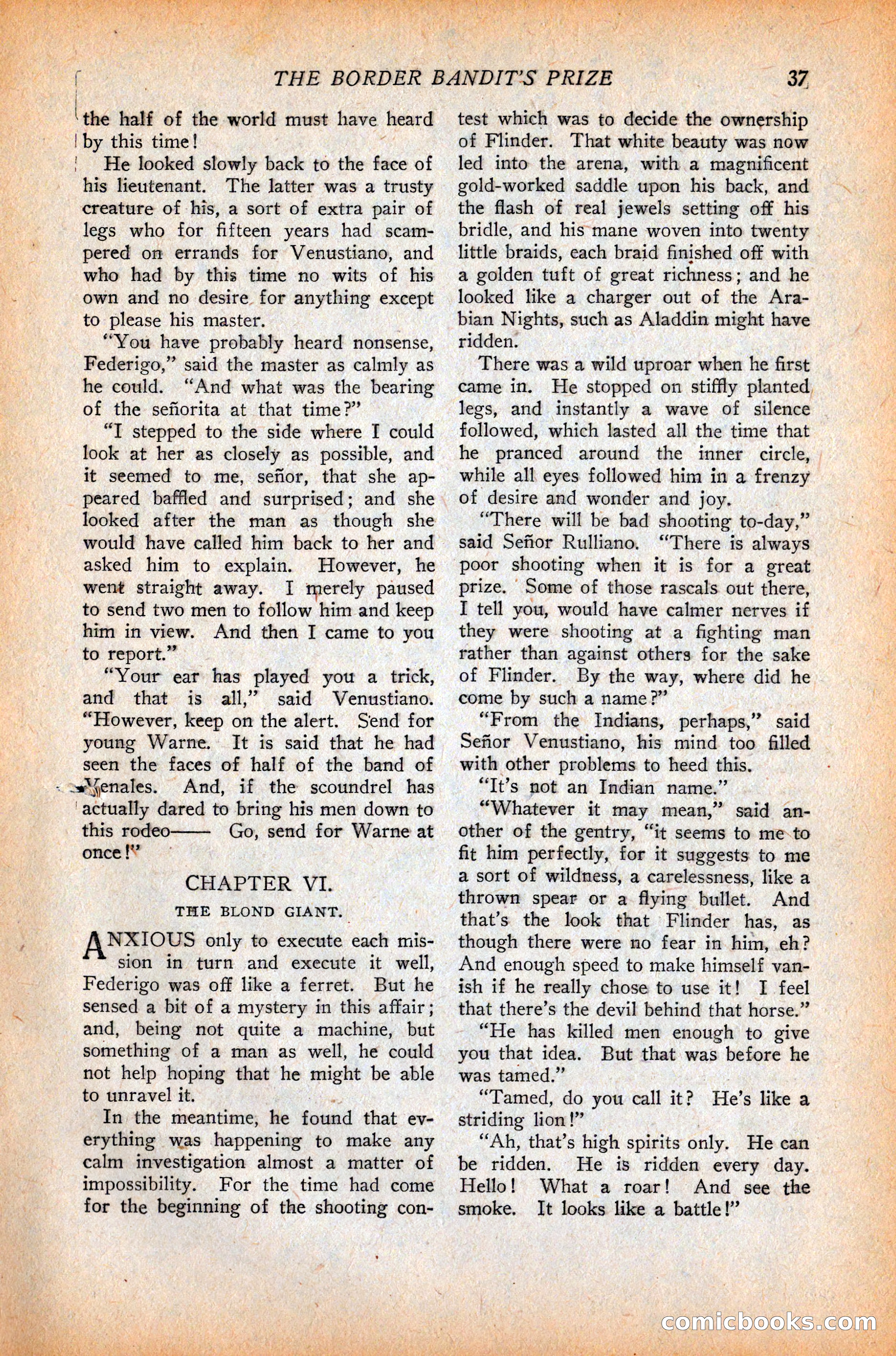 Western Story Magazine, October 9, 1926 — page 39 of 148