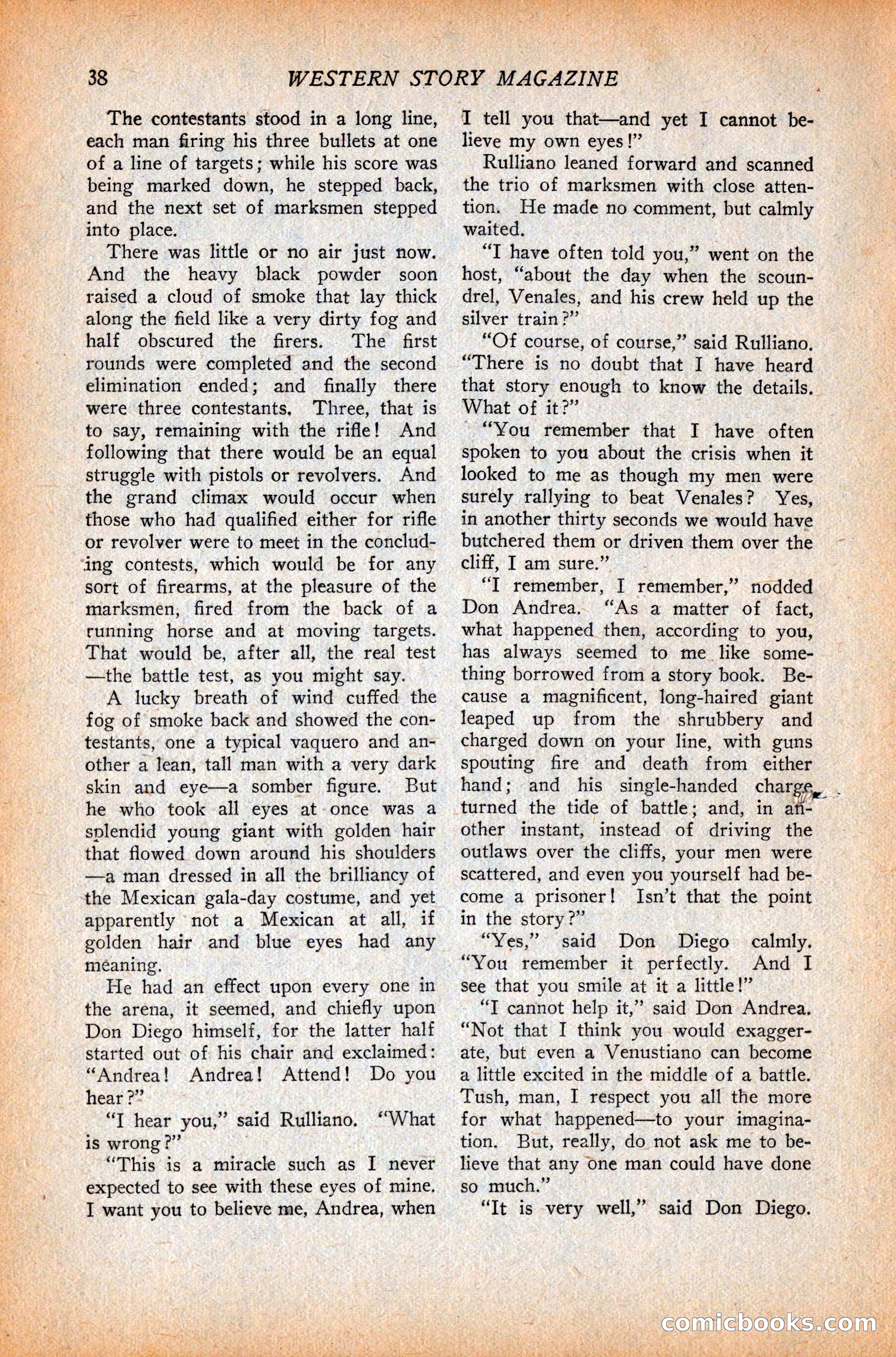 Western Story Magazine, October 9, 1926 — page 40 of 148