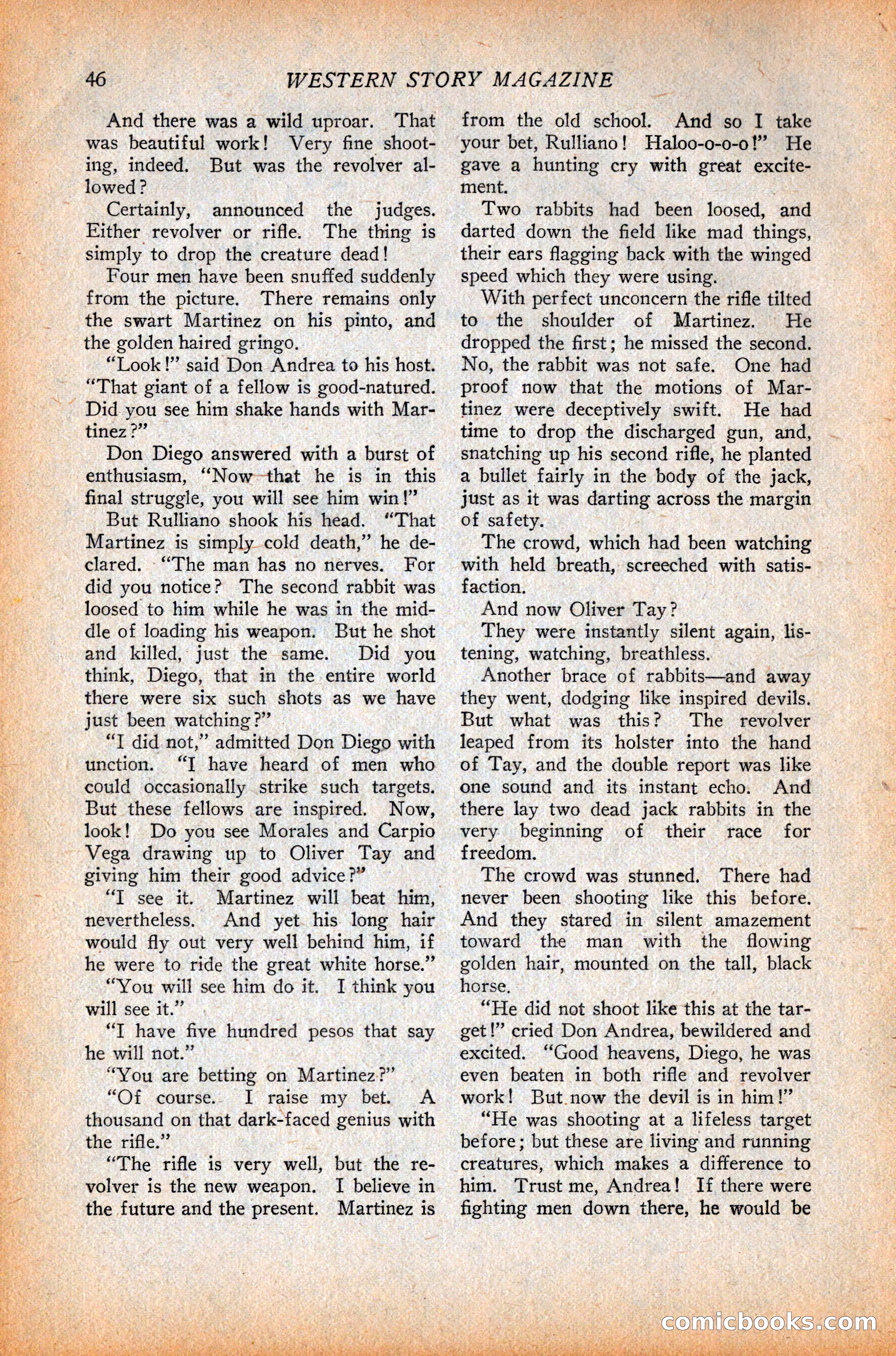 Western Story Magazine, October 9, 1926 — page 48 of 148