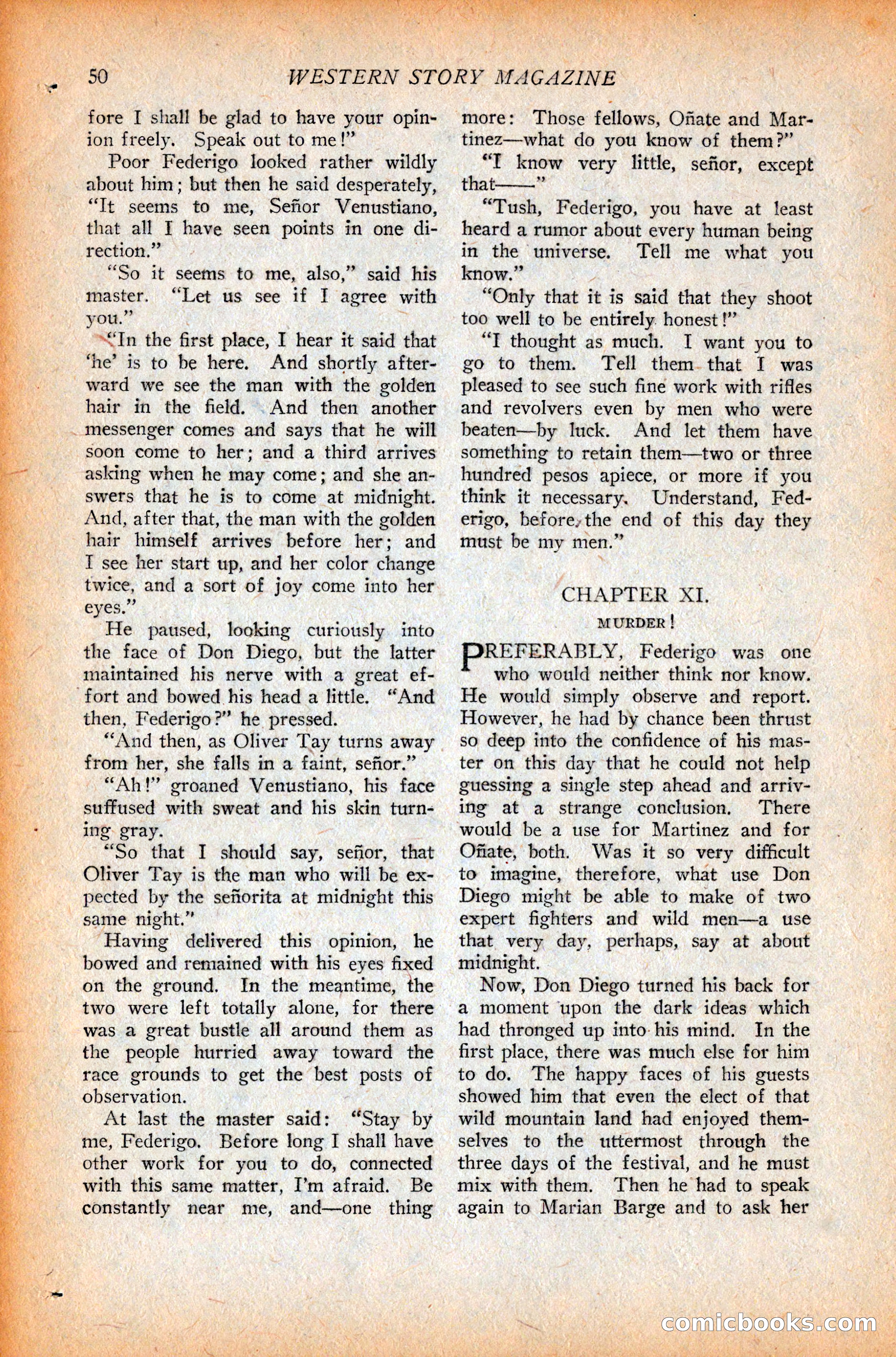 Western Story Magazine, October 9, 1926 — page 52 of 148