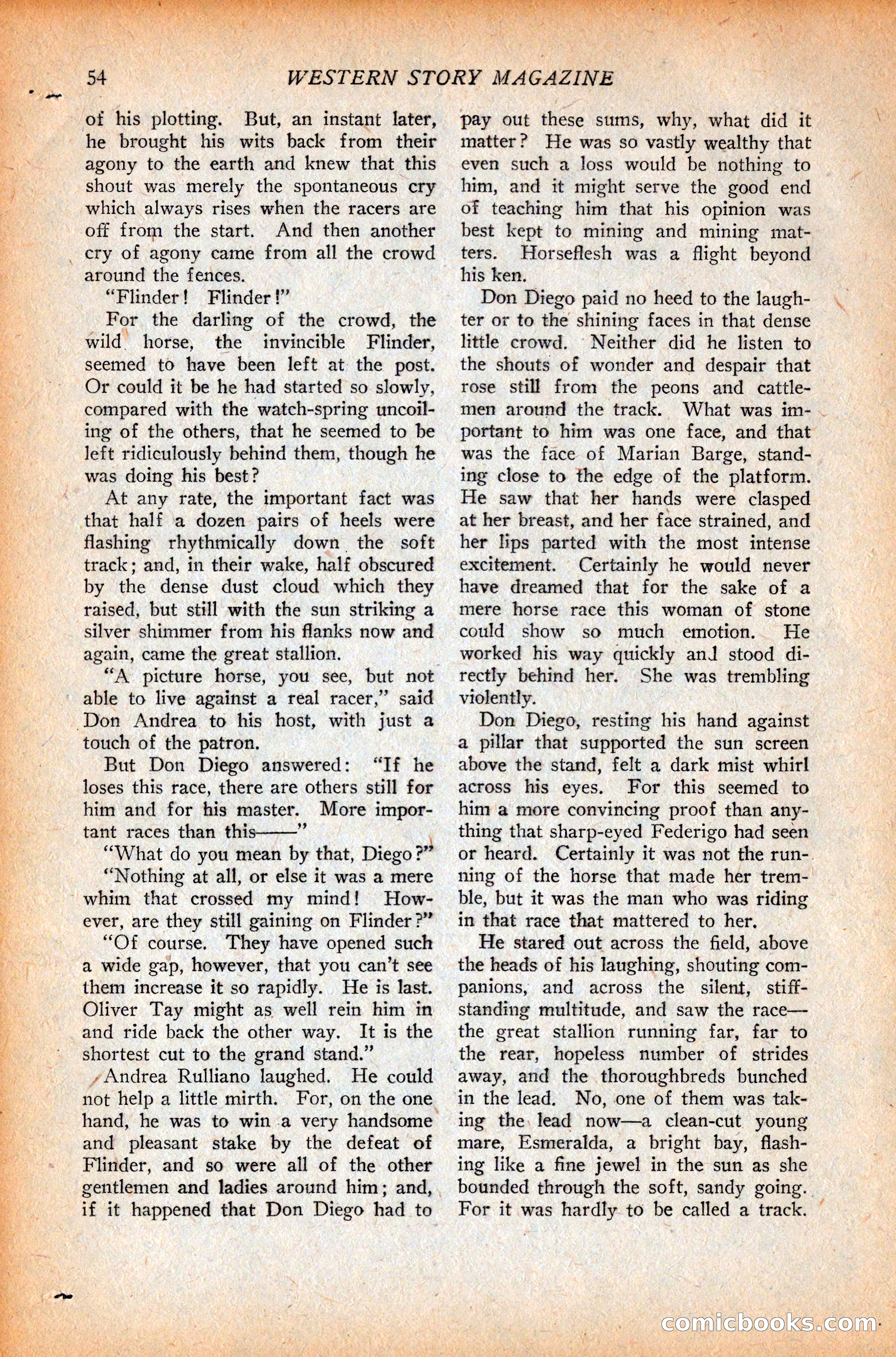 Western Story Magazine, October 9, 1926 — page 56 of 148