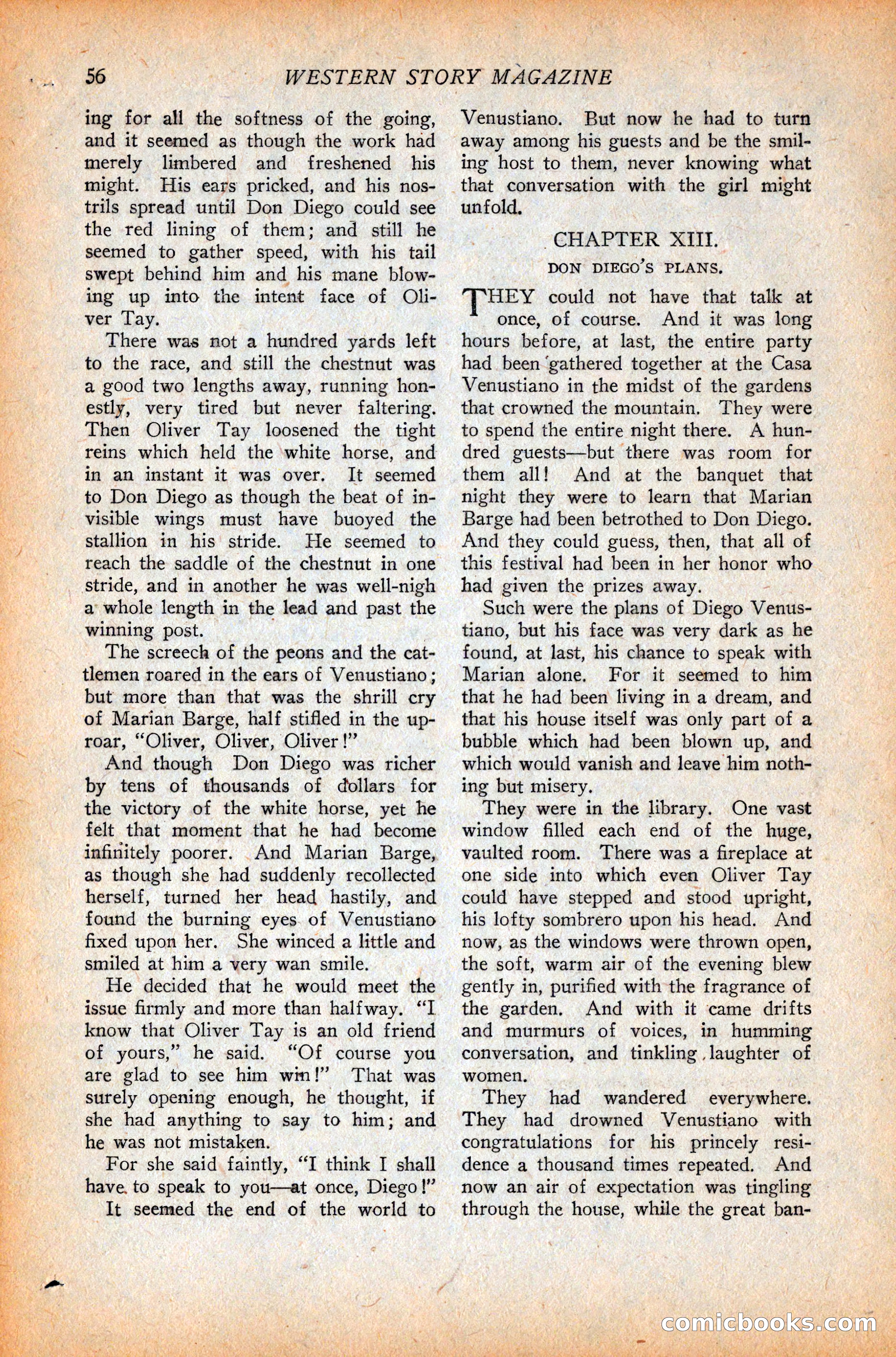 Western Story Magazine, October 9, 1926 — page 58 of 148
