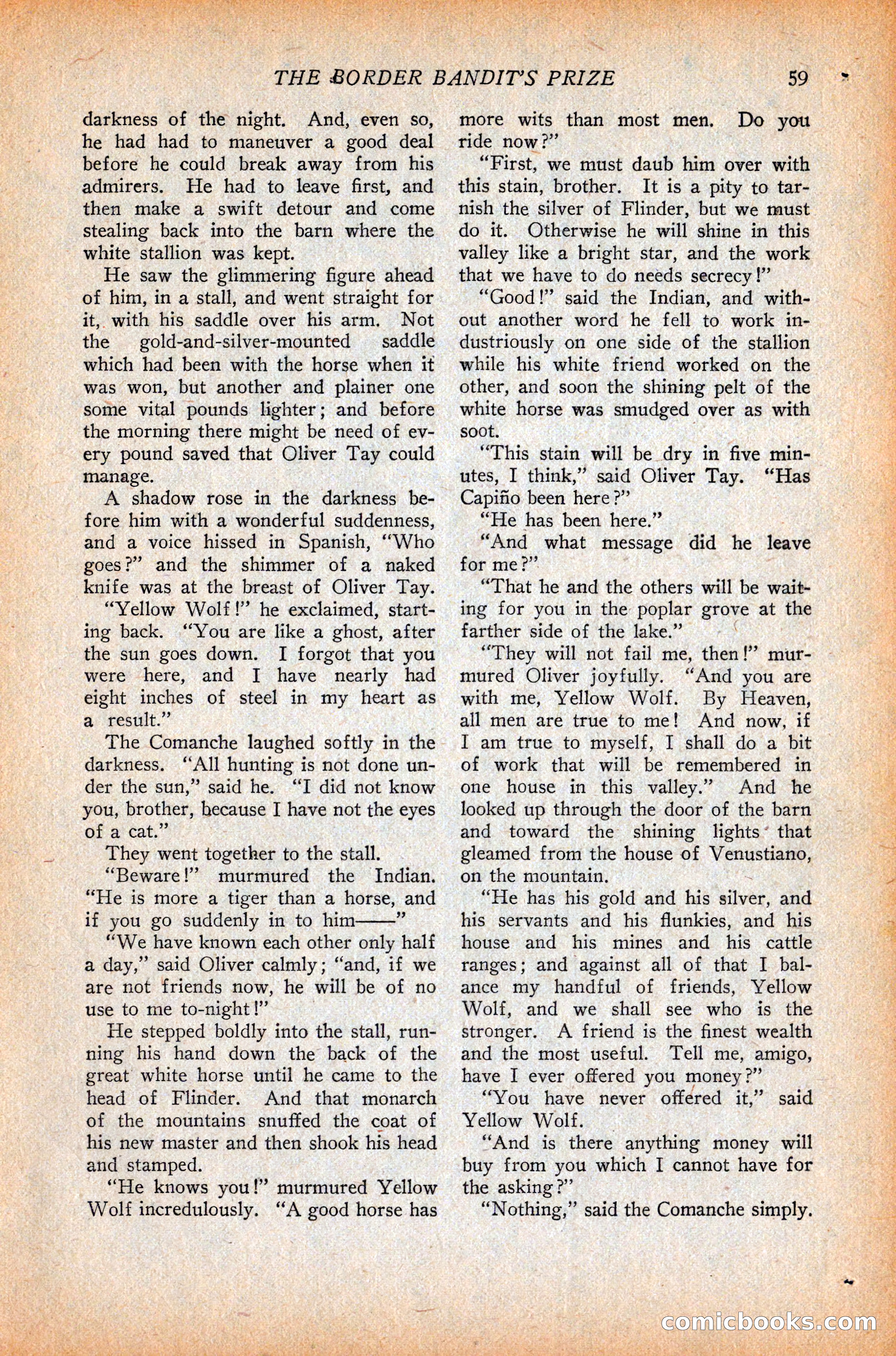 Western Story Magazine, October 9, 1926 — page 61 of 148