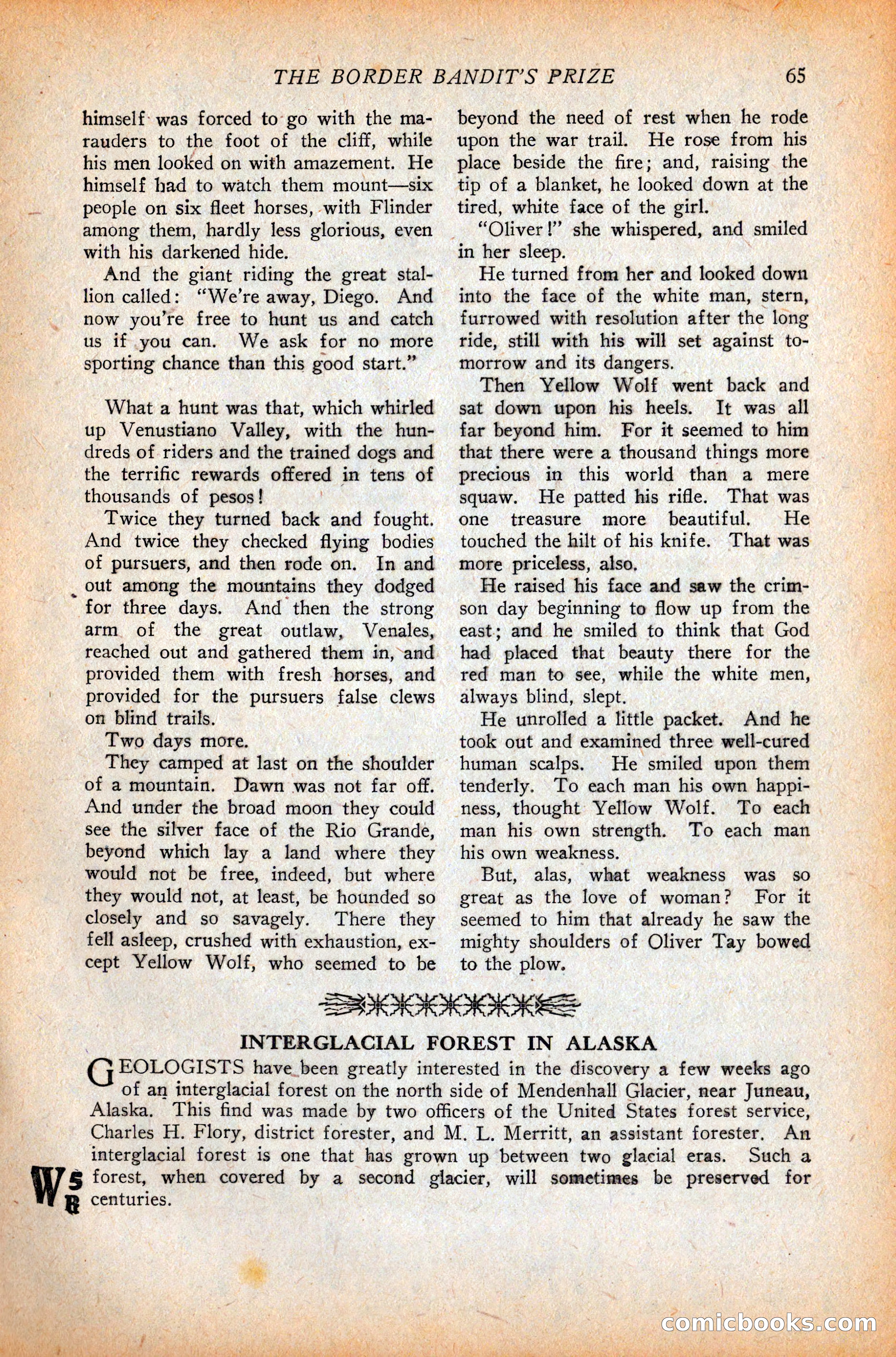 Western Story Magazine, October 9, 1926 — page 67 of 148