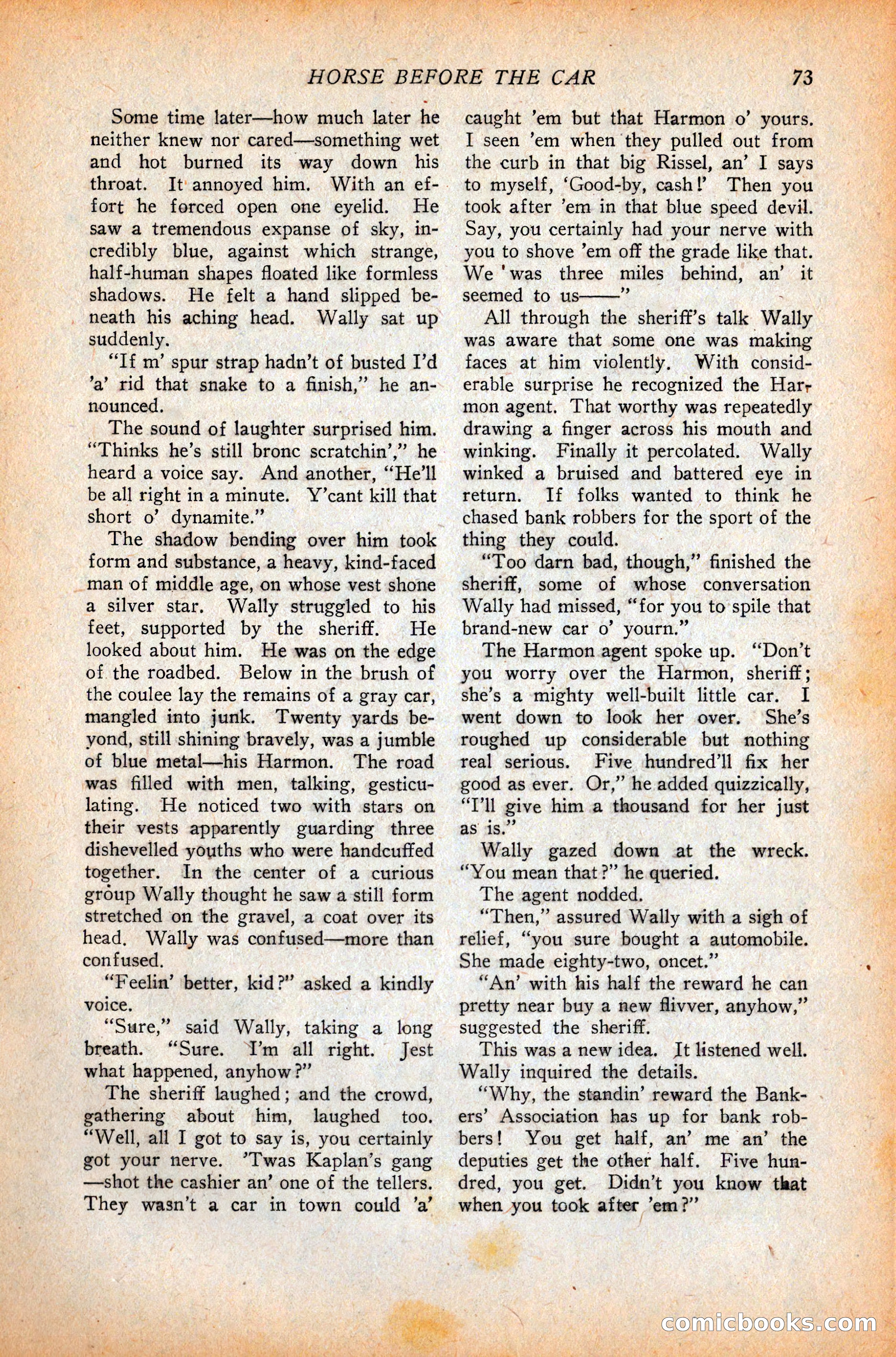 Western Story Magazine, October 9, 1926 — page 75 of 148