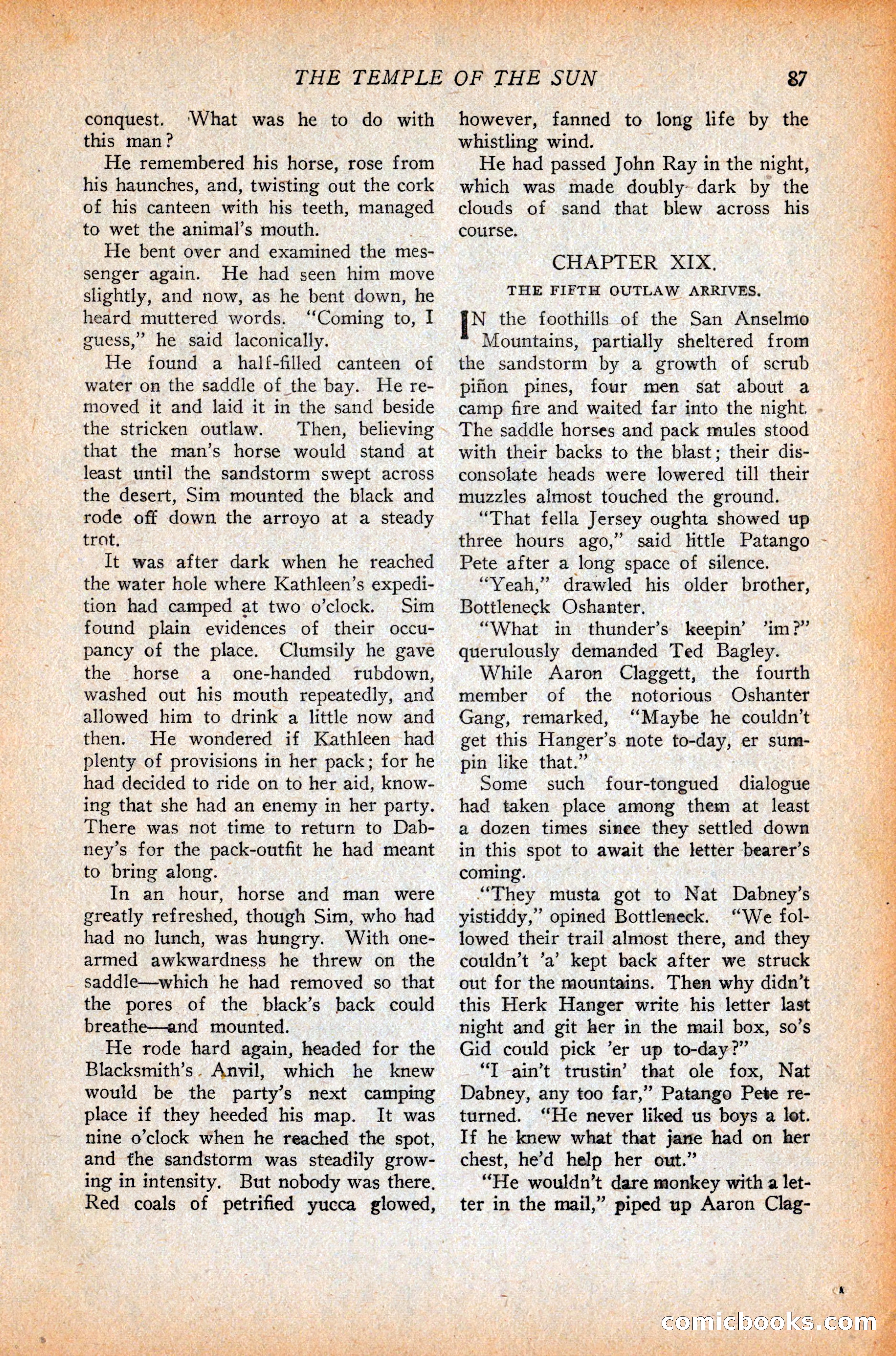 Western Story Magazine, October 9, 1926 — page 89 of 148