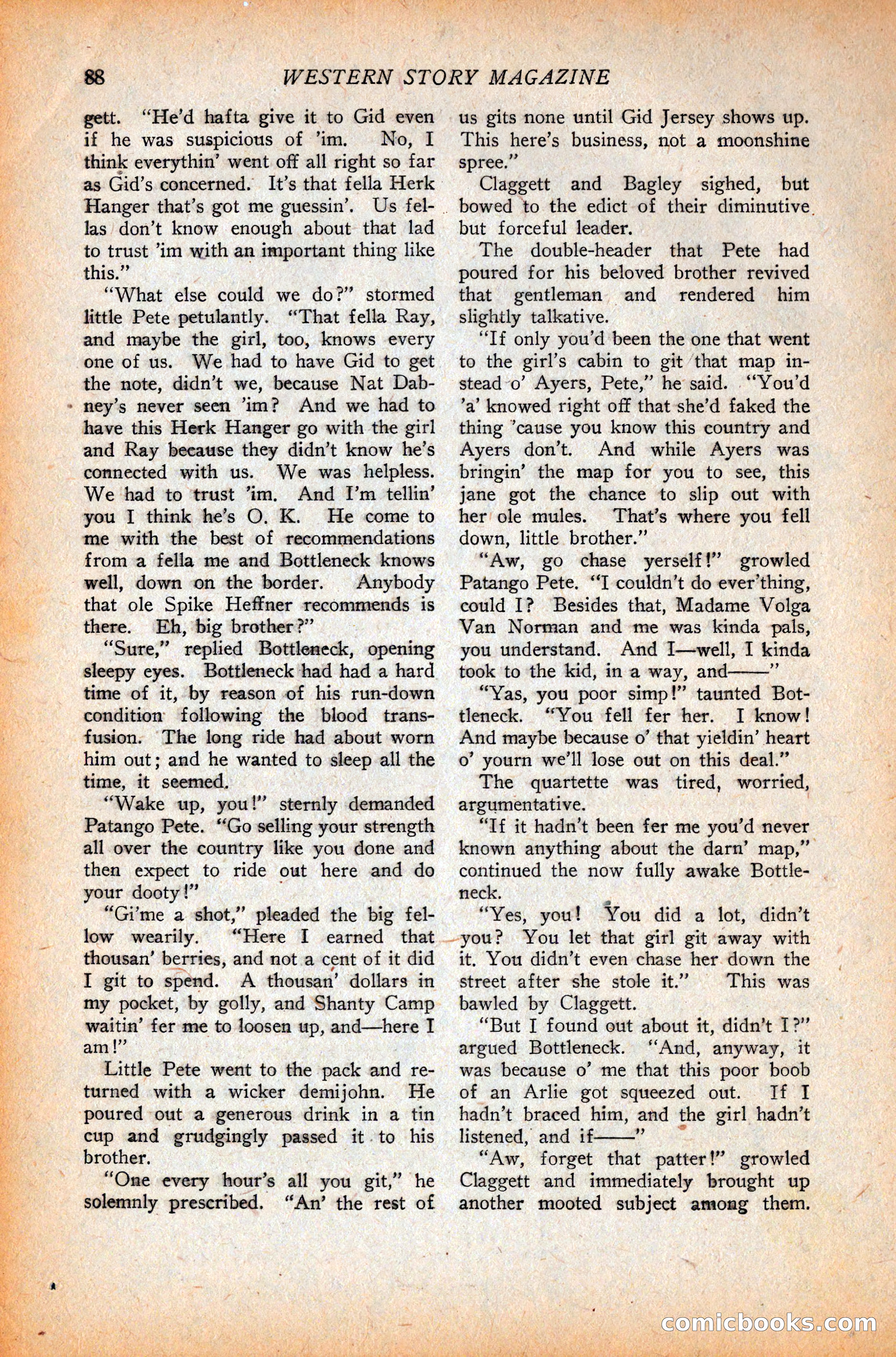 Western Story Magazine, October 9, 1926 — page 90 of 148