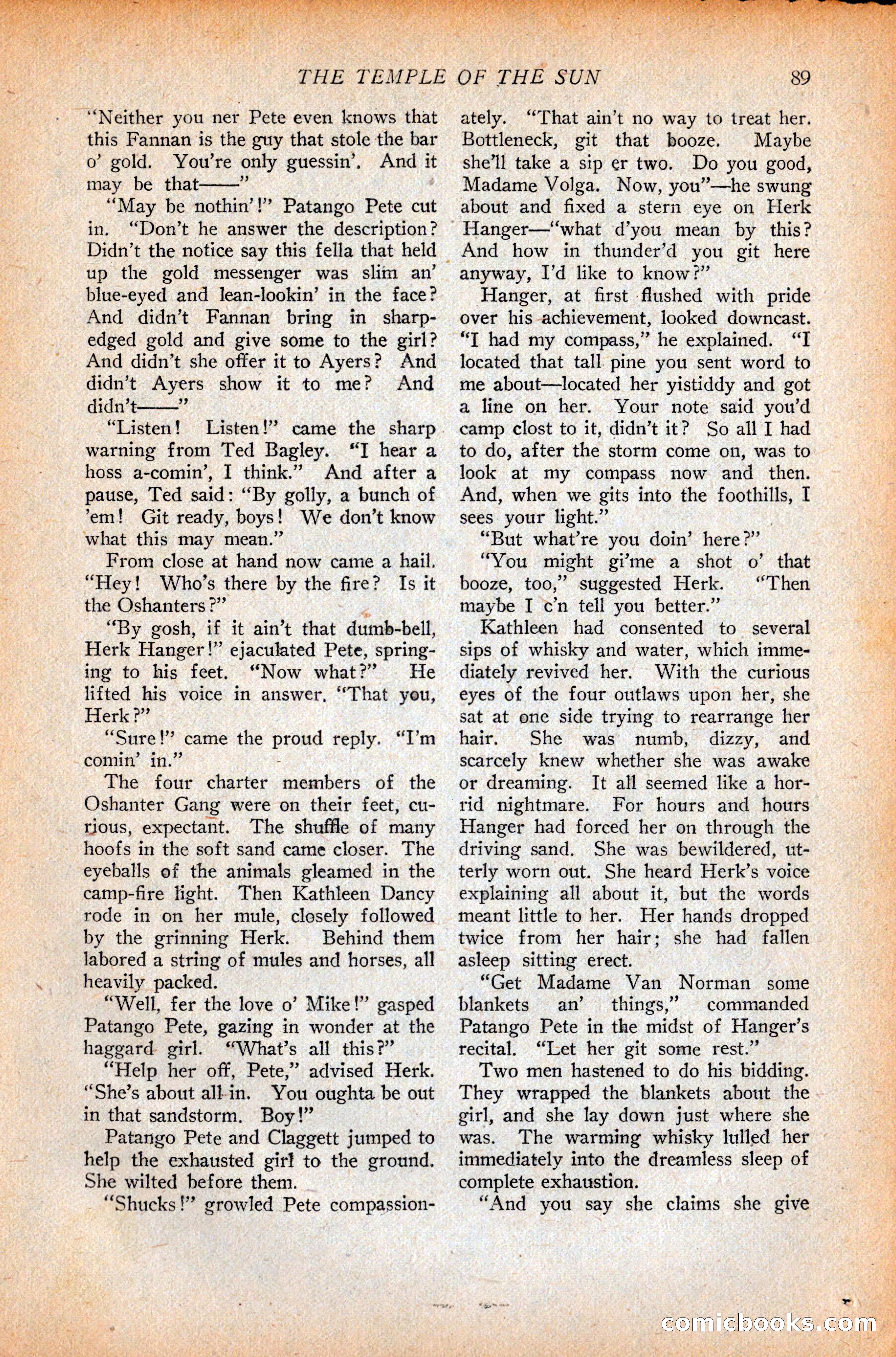 Western Story Magazine, October 9, 1926 — page 91 of 148