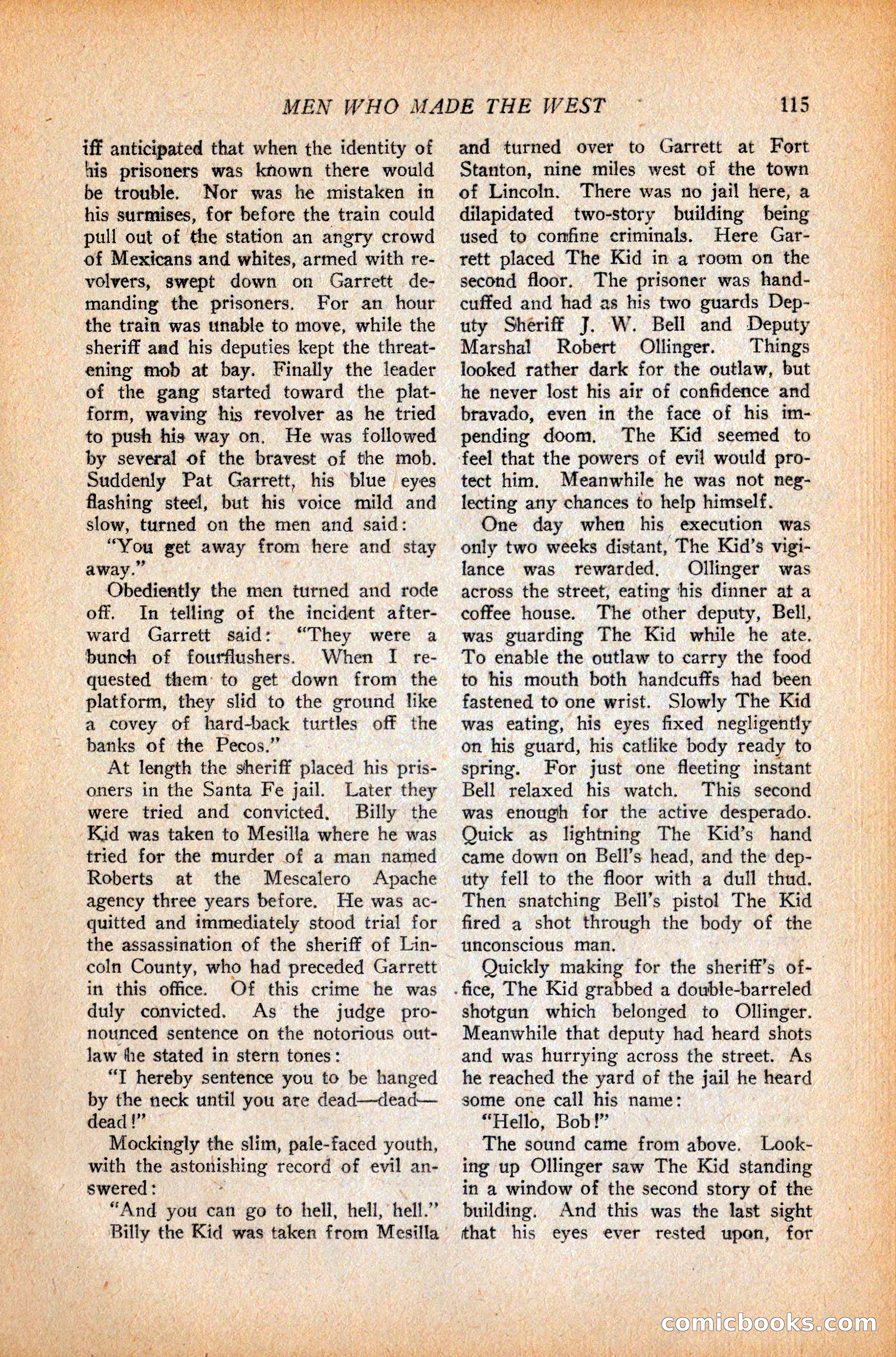 Western Story Magazine, October 9, 1926 — page 117 of 148