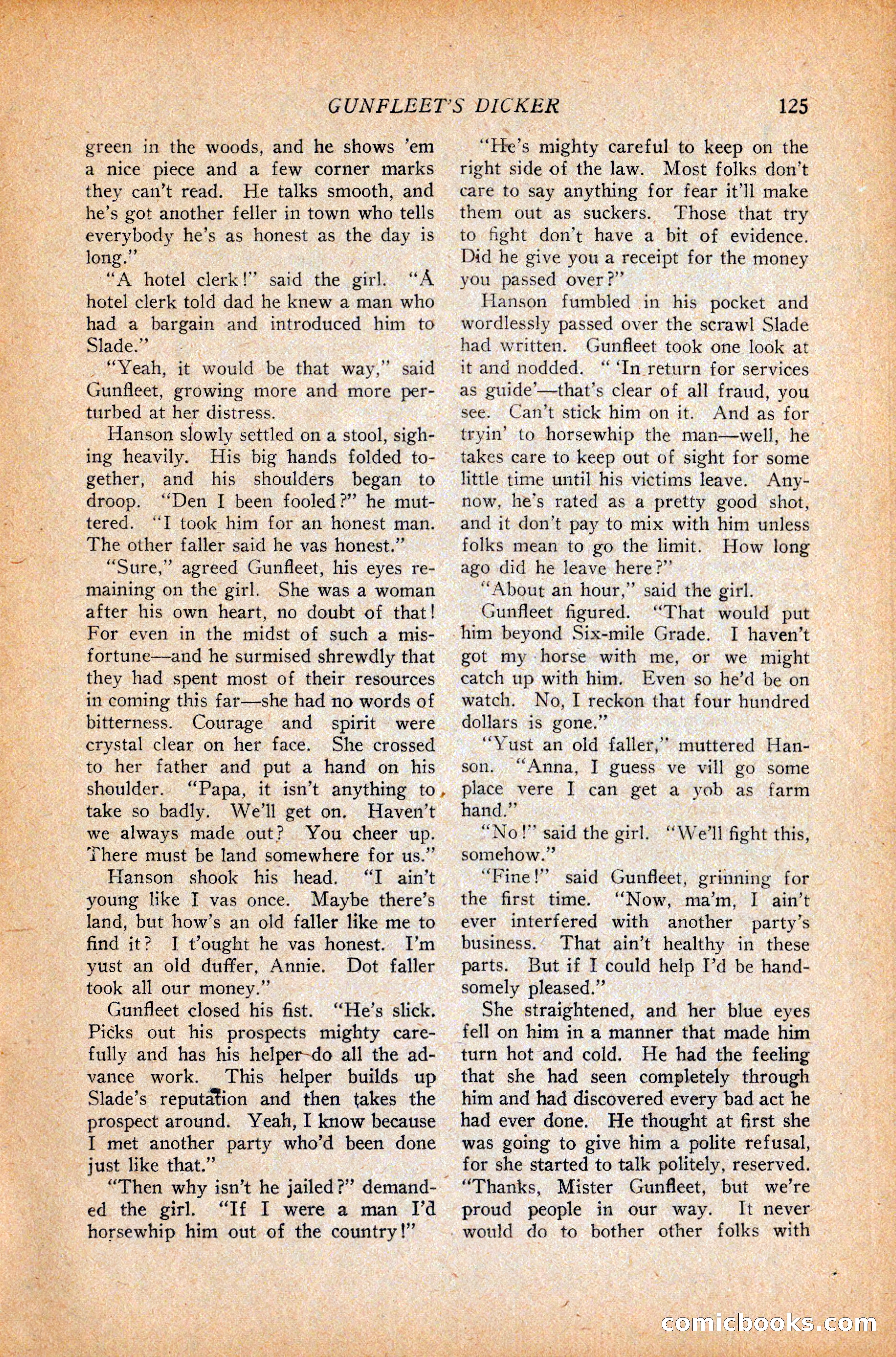 Western Story Magazine, October 9, 1926 — page 127 of 148